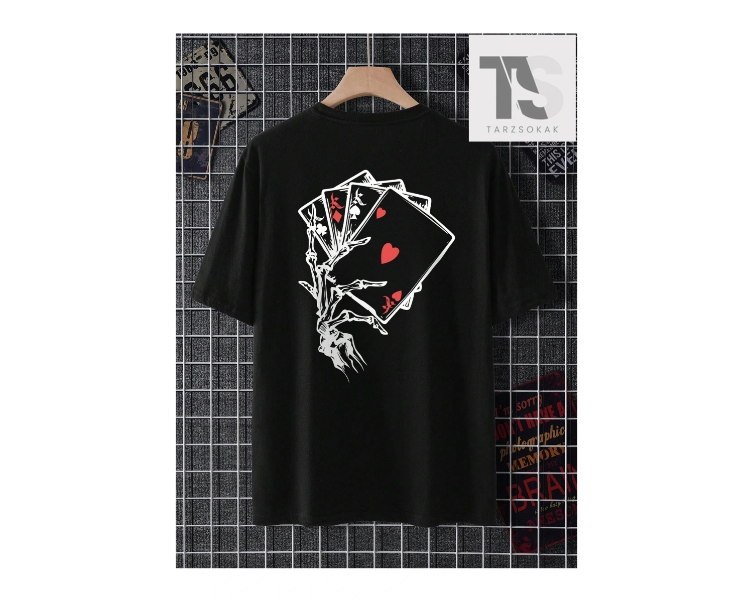 LEGND Erkek Kalpli ve Sloganlı Grafik Tişört