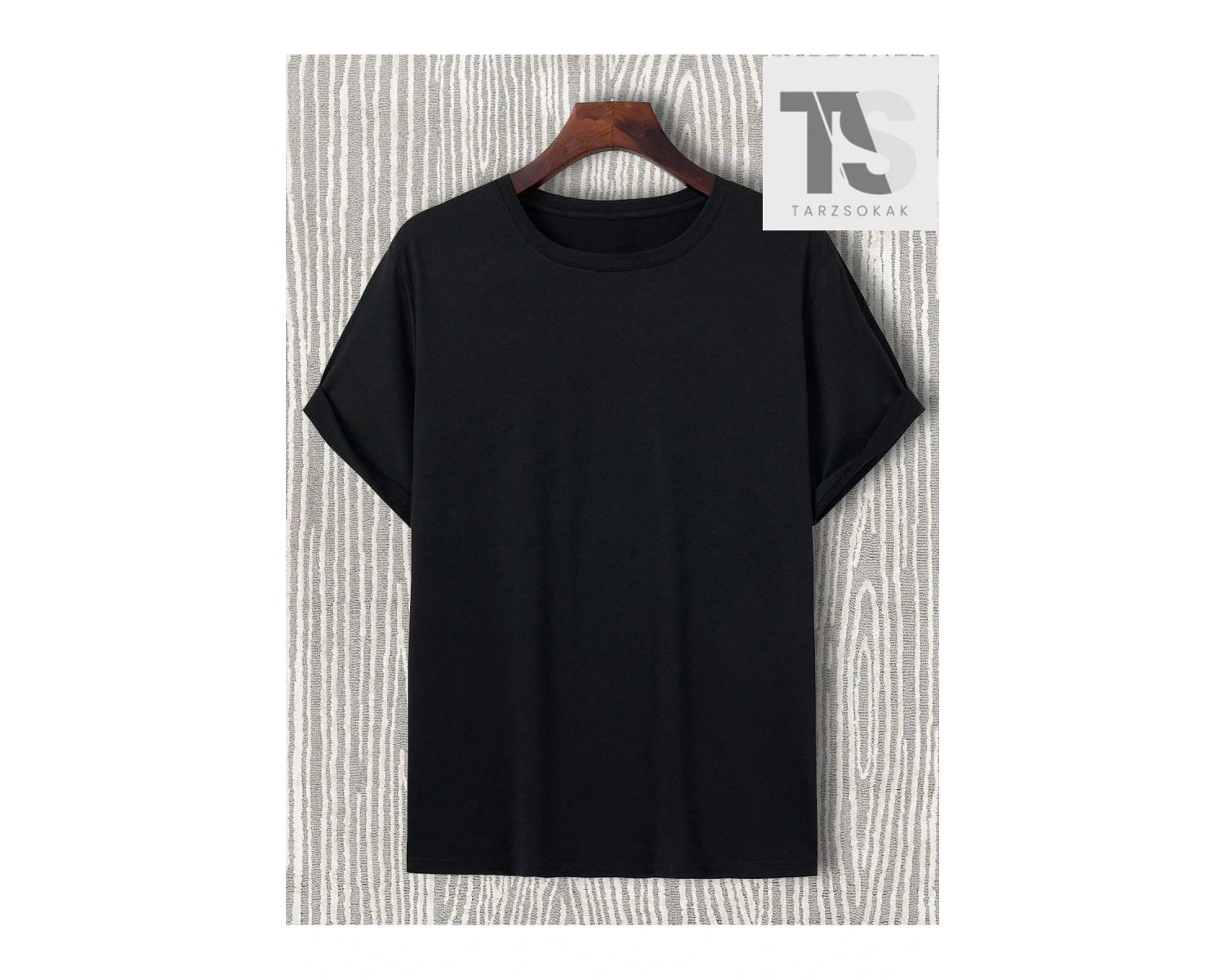 LEGND Gül Ve Harf Baskılı Erkek T-Shirt