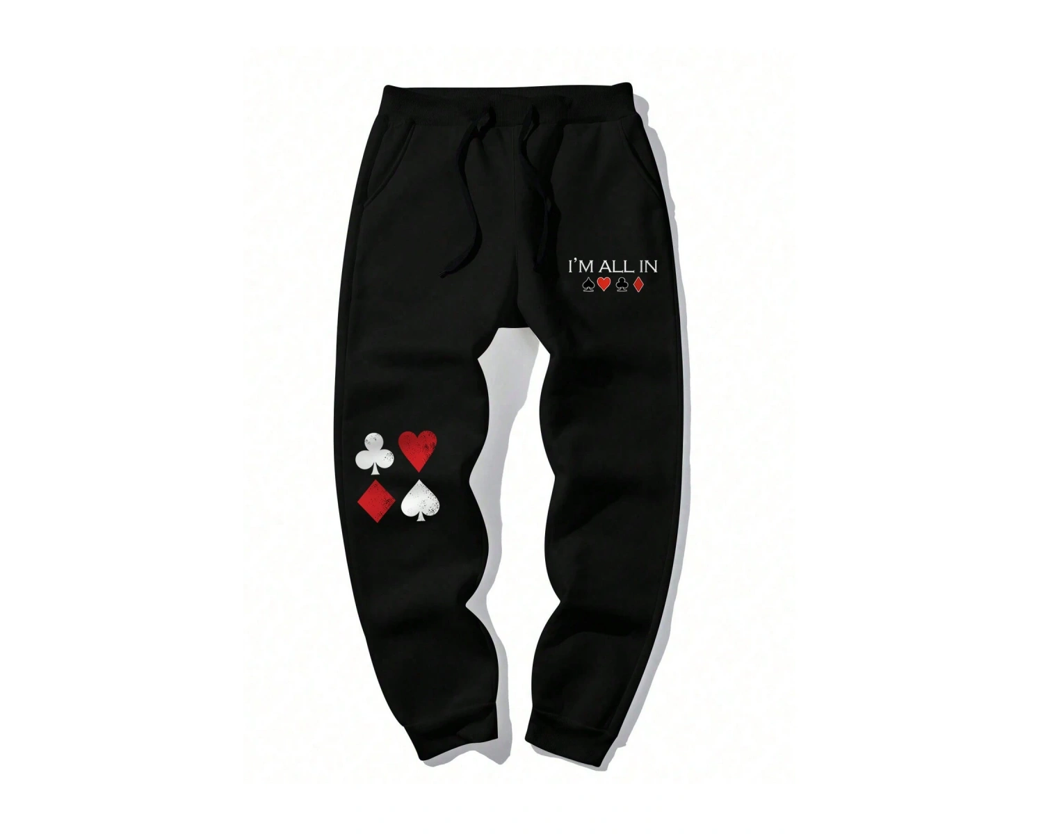 LEGND Playing Card Print Eşofman Altı