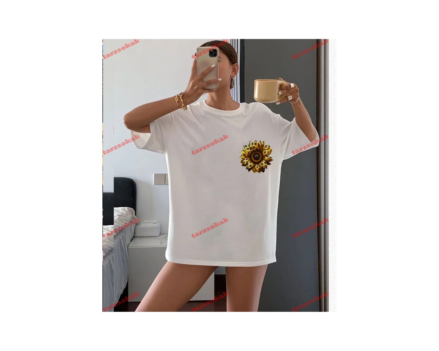 LEOPAR DESENLİ AY ÇİÇEĞİ