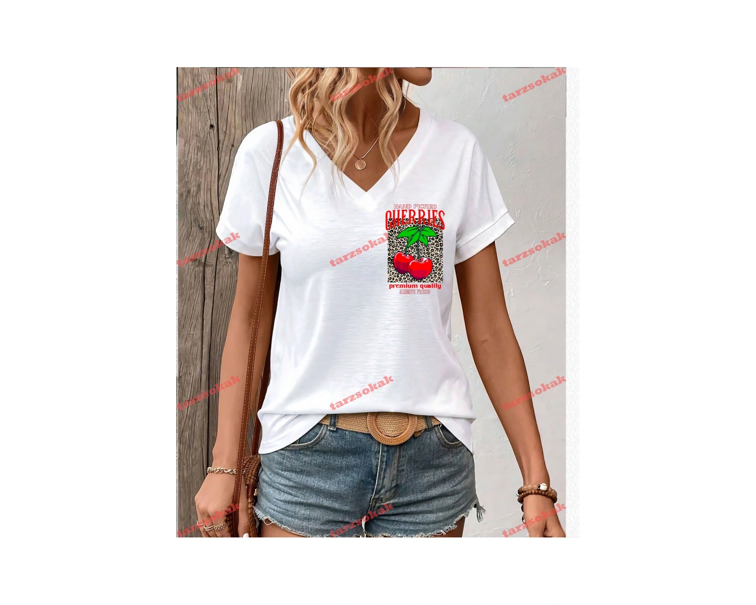 LEOPAR DESENLİ CHERRIES PREMİUM