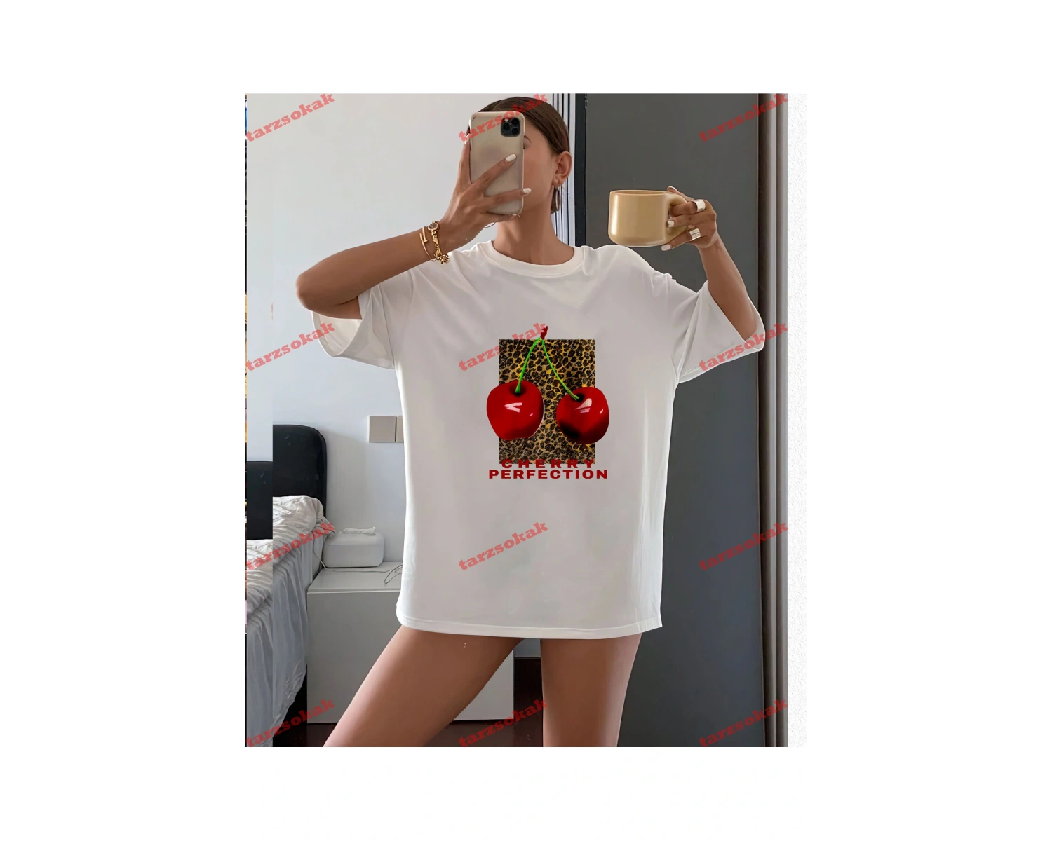 LEOPAR DESENLİ CHERRY 1