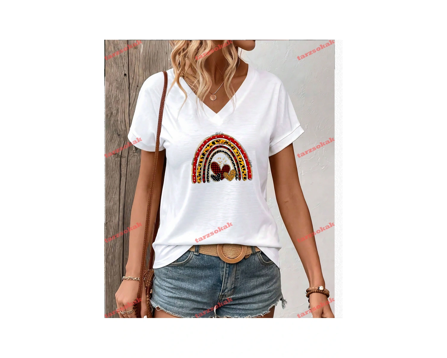 LEOPAR DESENLİ GÖKKUŞAĞI KALP