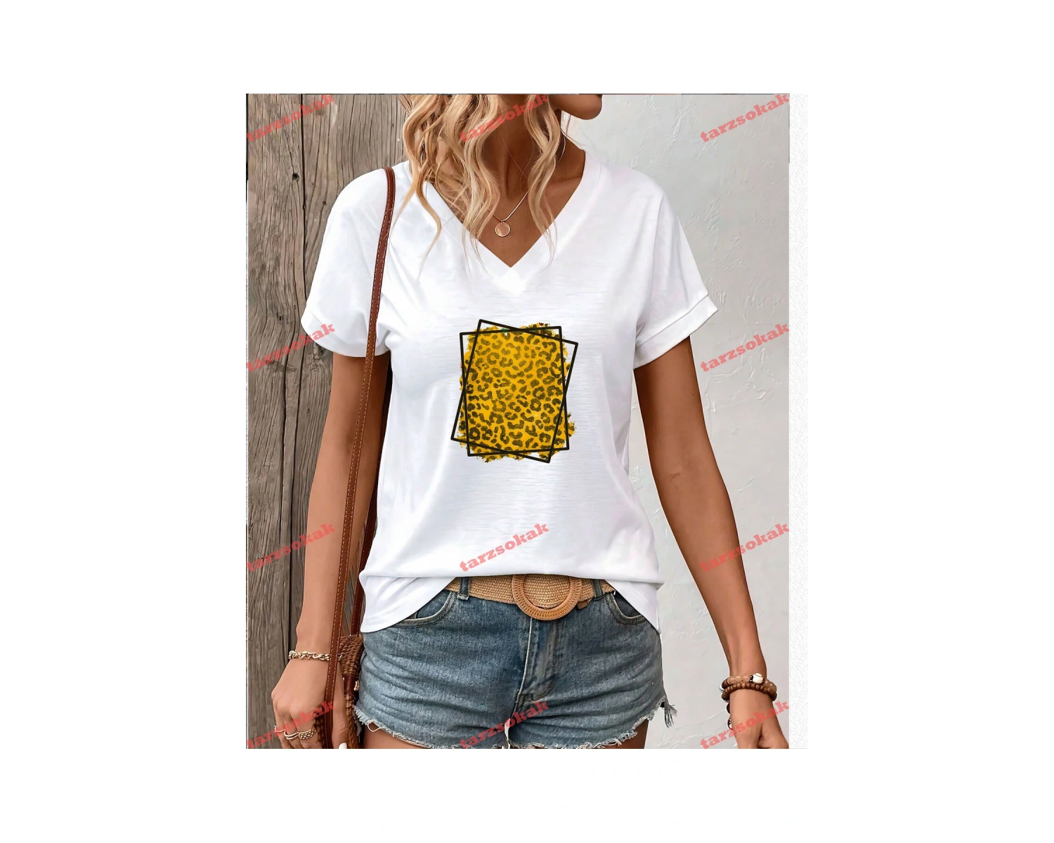 LEOPAR DESENLİ KARE