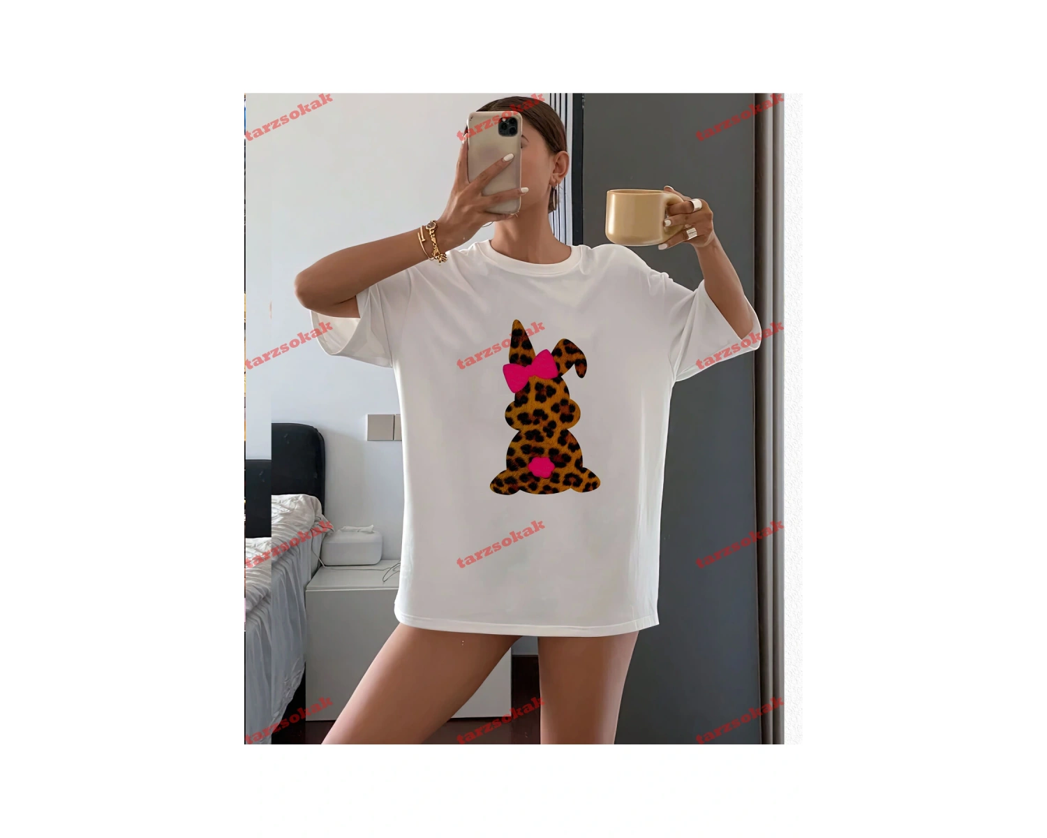 LEOPAR DESENLİ TAVŞAN BUNNY