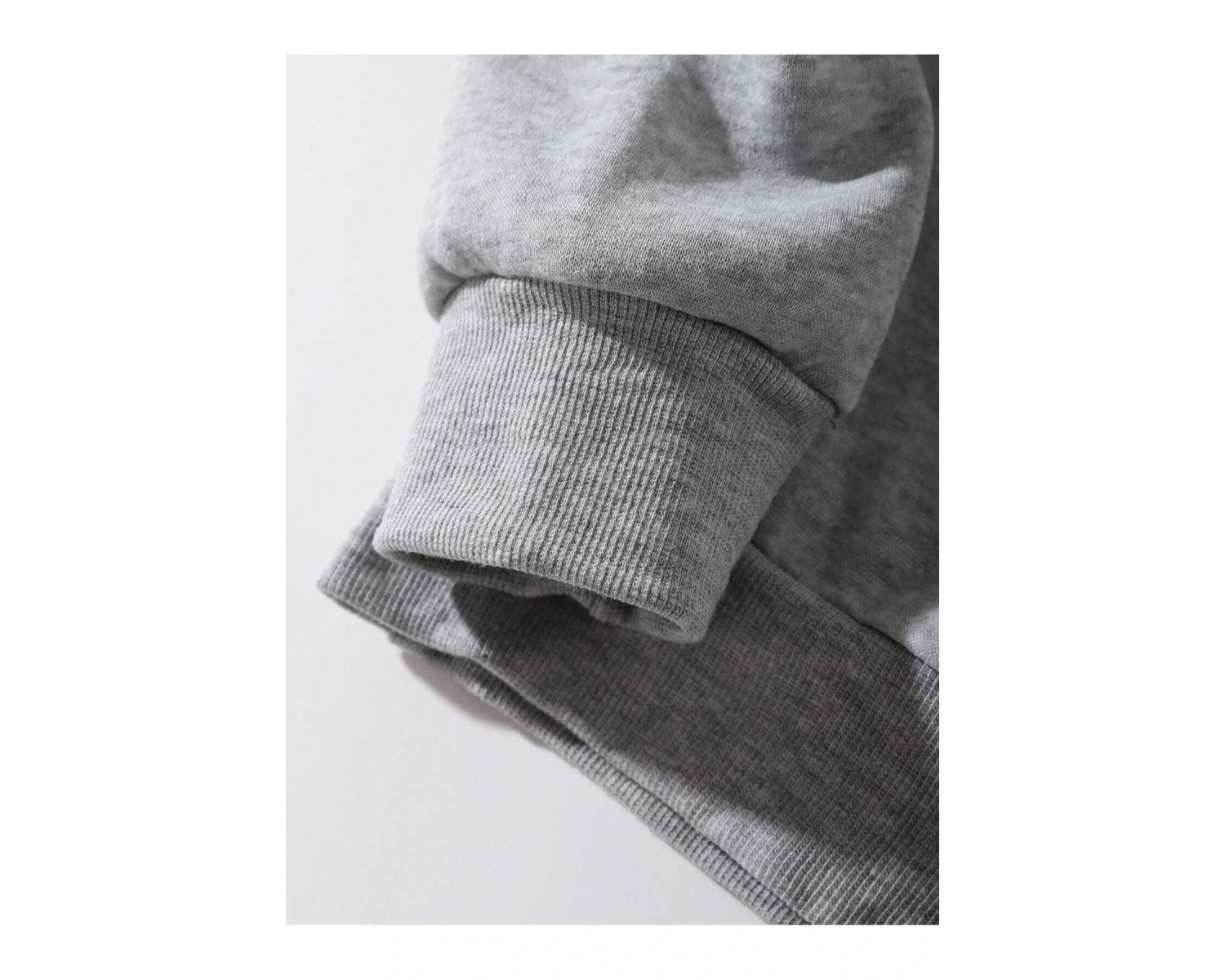 Leopard & Letter Graphic Pullover Sweatshirt Gri