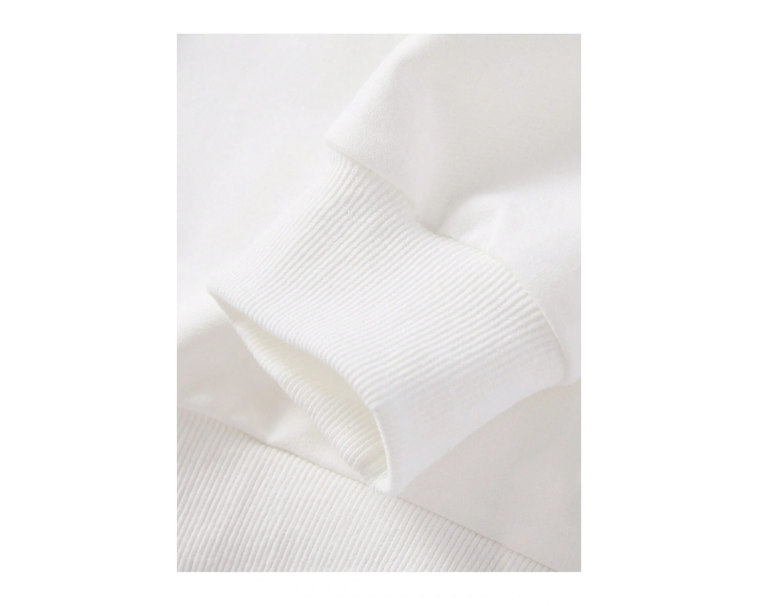 Letter & Bike Print Drop Shoulder Drawstring Hoodie Beyaz