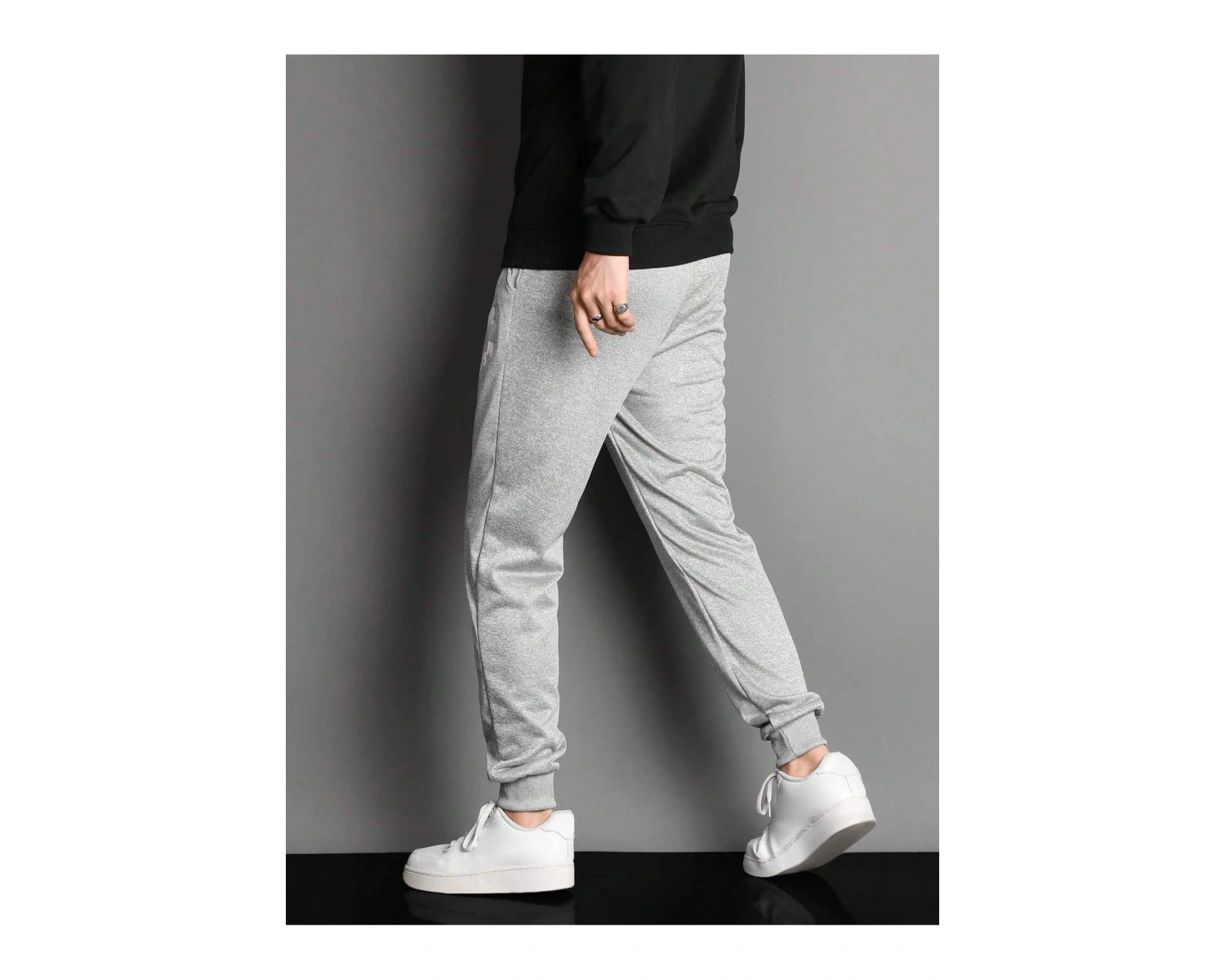 Letter Cartoon Graphic Drawstring Waist Eşofman Altı