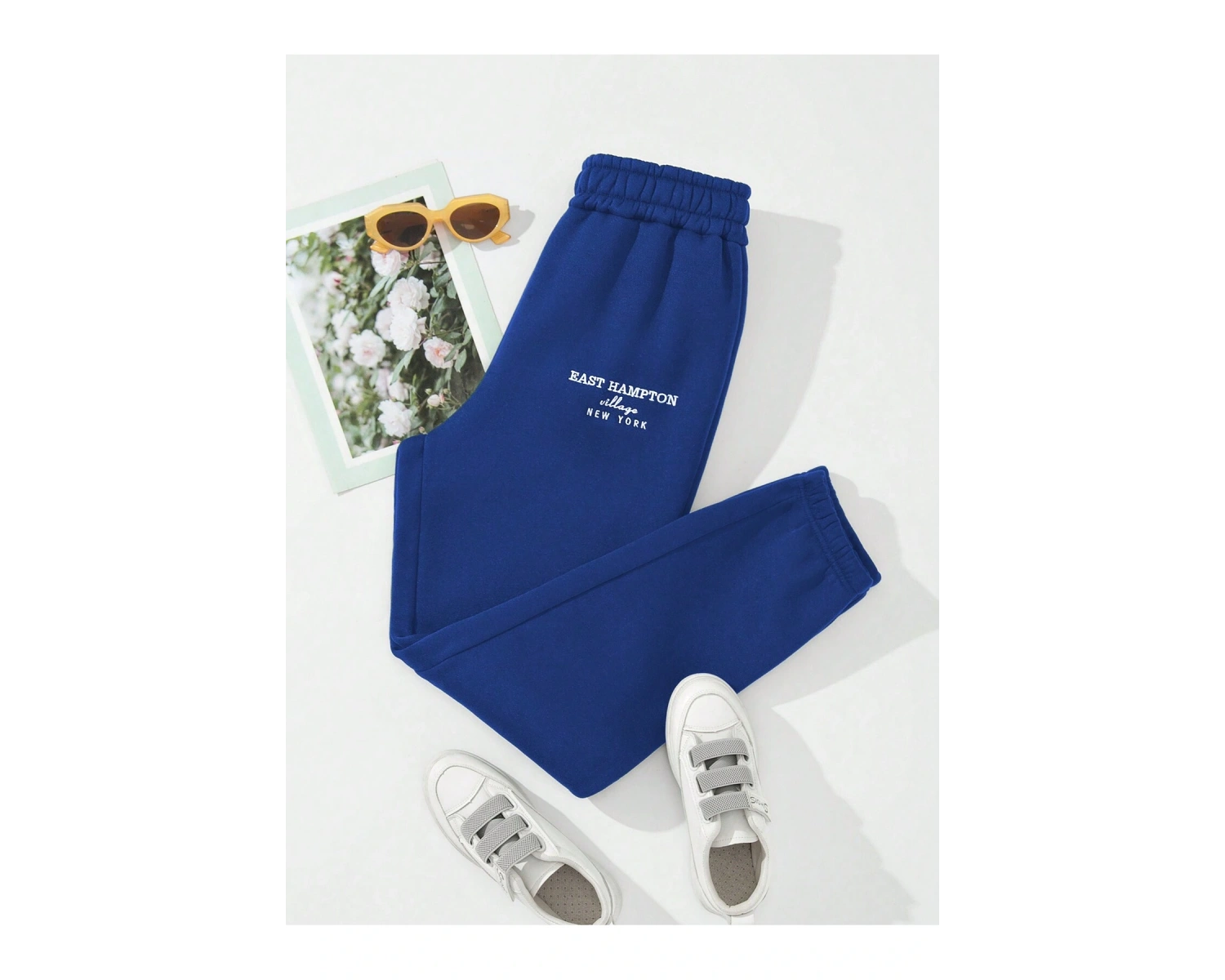 Letter Embroidery Thermal Lined 4 Mevsim Eşofman