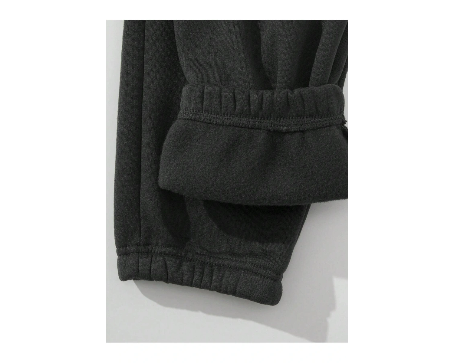 Letter Embroidery Thermal Lined 4 Mevsim Eşofman