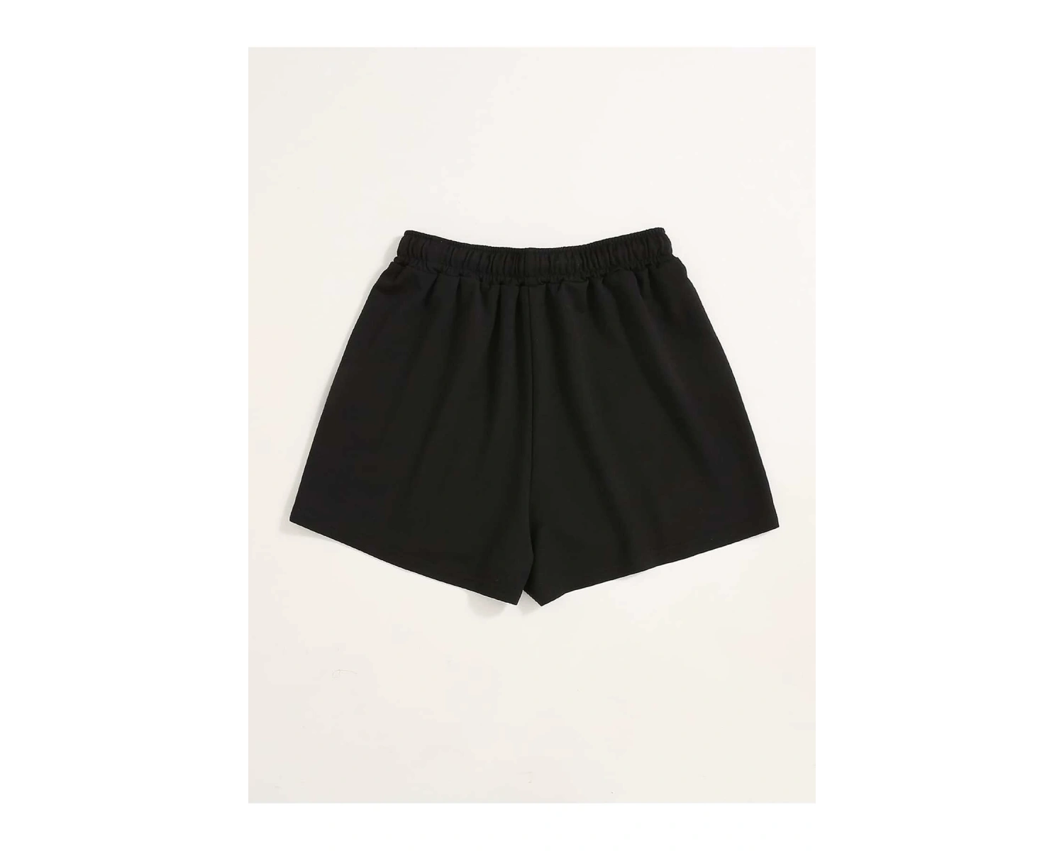 Letter Graphic Drawstring Şort