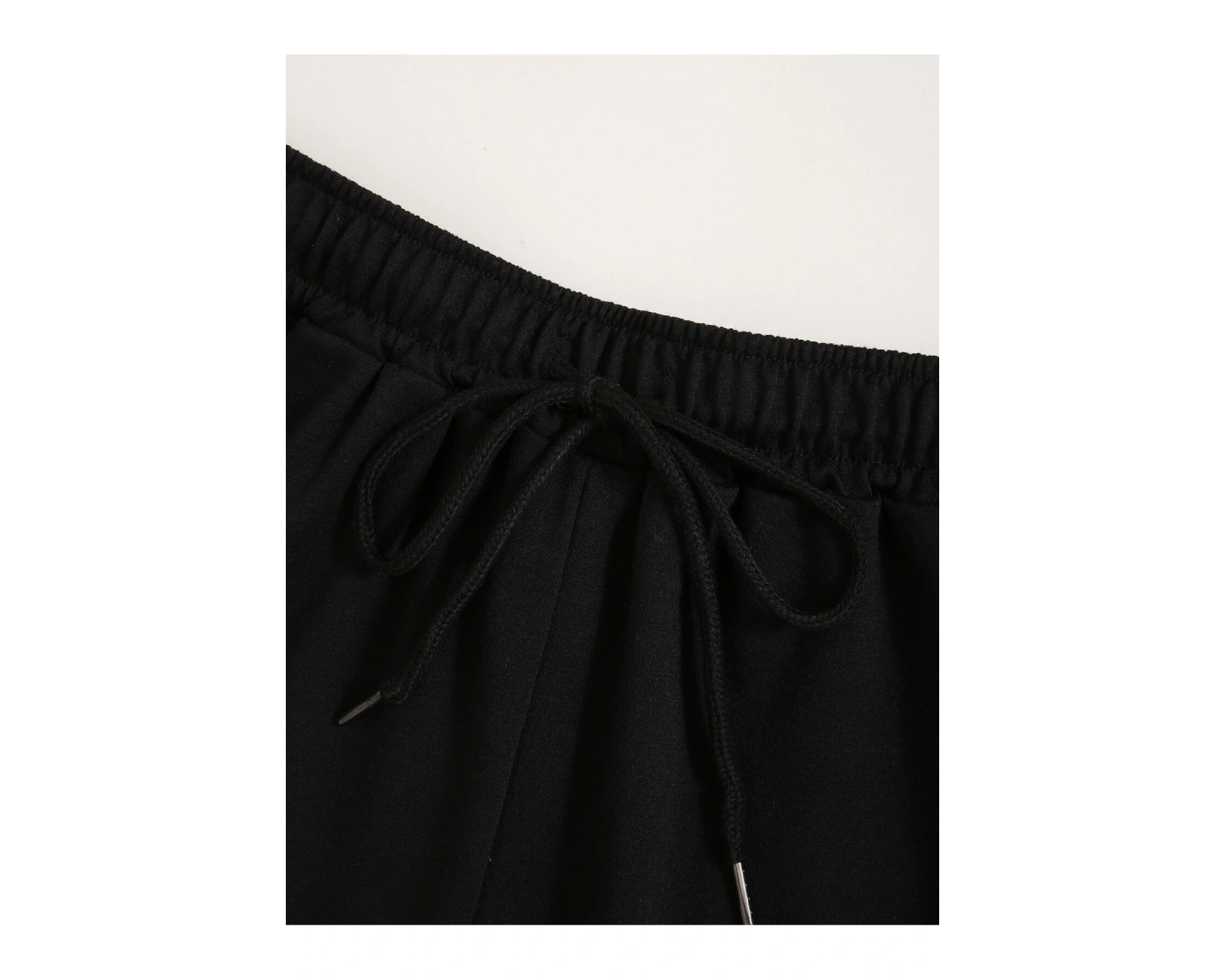 Letter Graphic Drawstring Şort