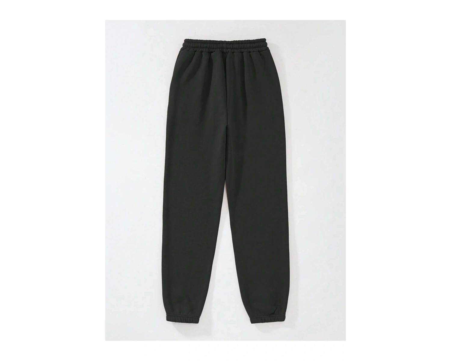 Letter Graphic Drawstring Waist 4 Mevsim Eşofman