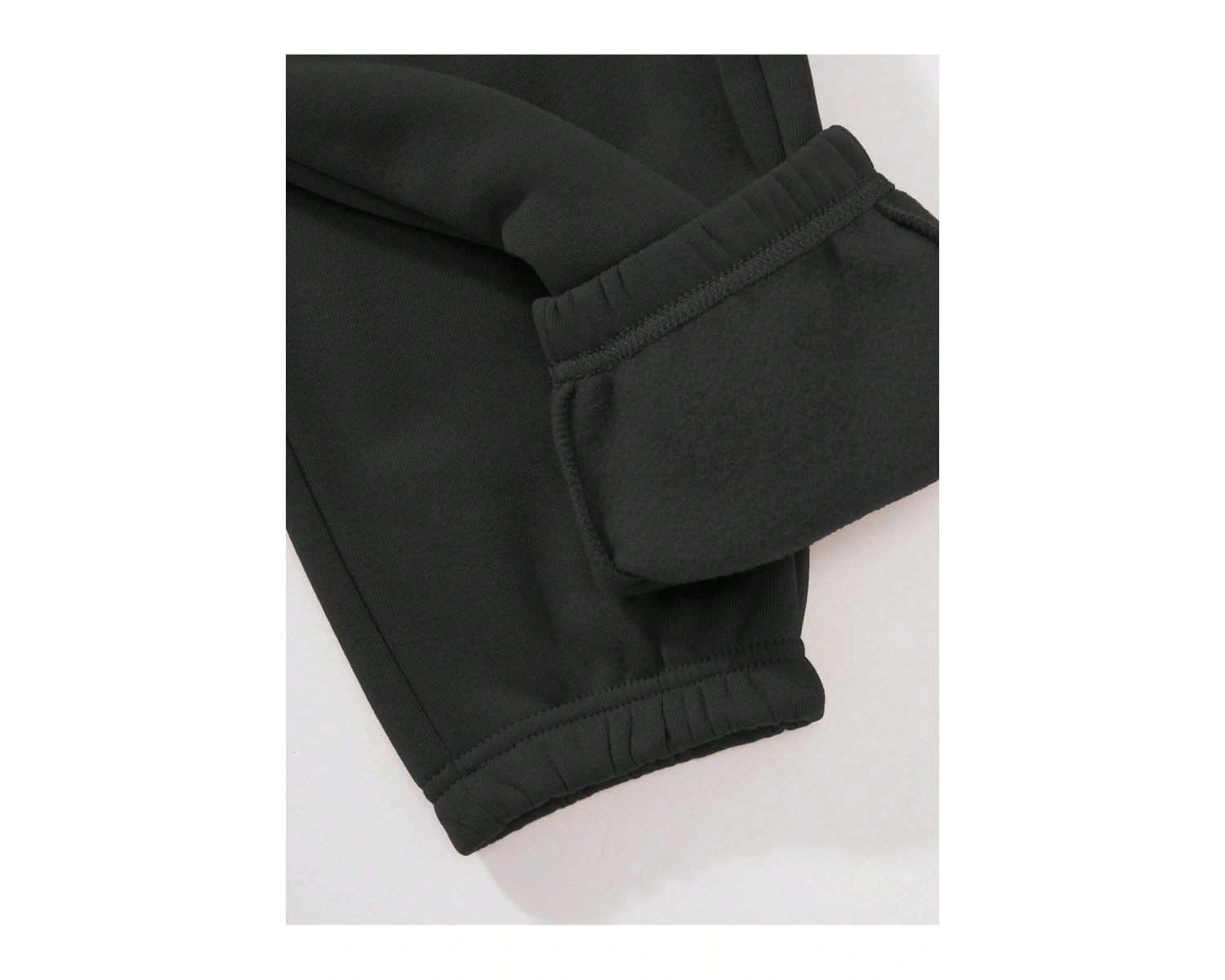 Letter Graphic Drawstring Waist 4 Mevsim Eşofman