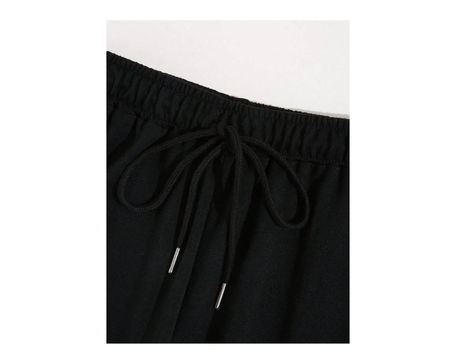 Letter Graphic Drawstring Waist 4 Mevsim Eşofman