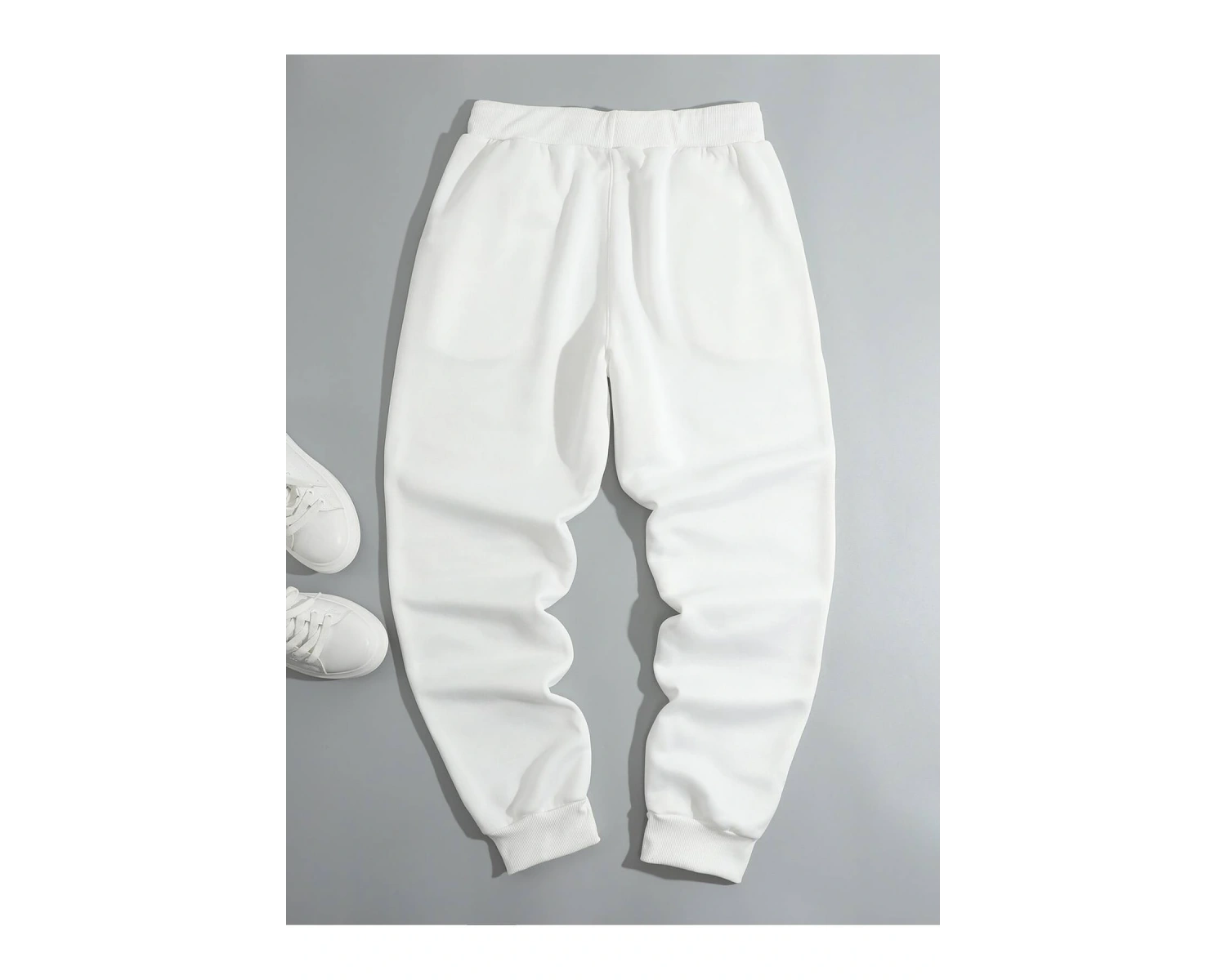 Letter Graphic Drawstring Waist Eşofman Altı