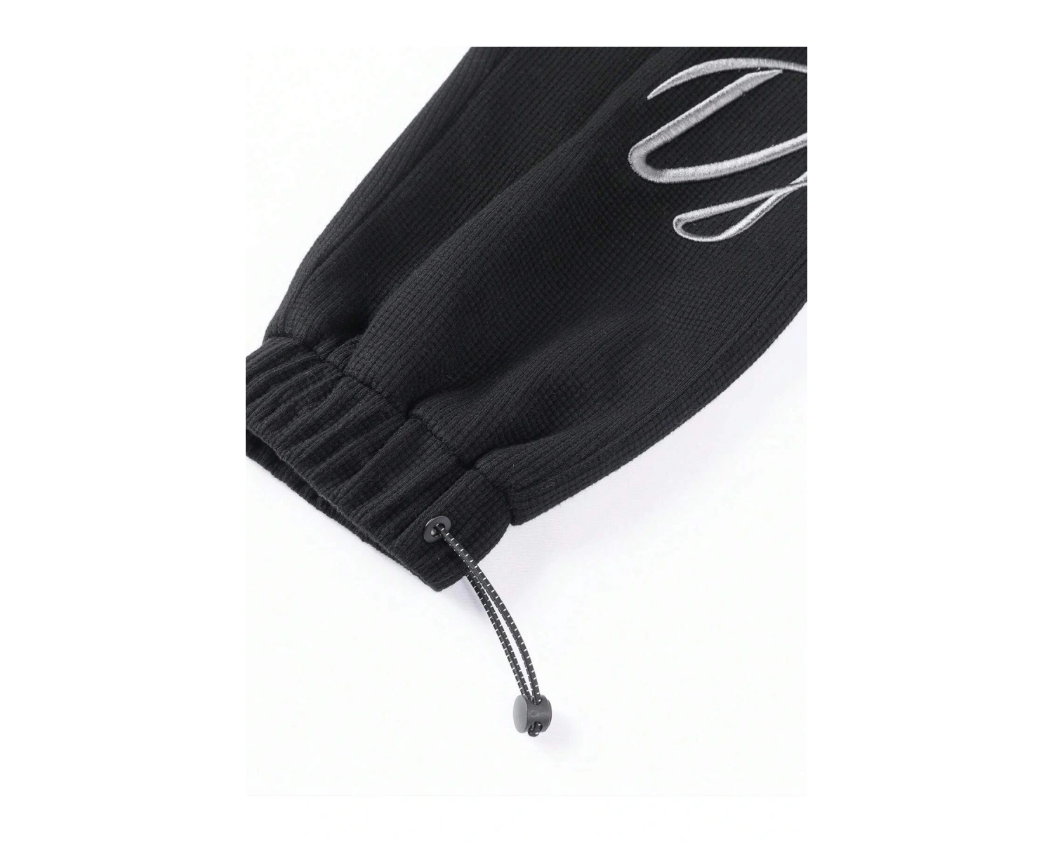 Letter Graphic Drawstring Waist Pants