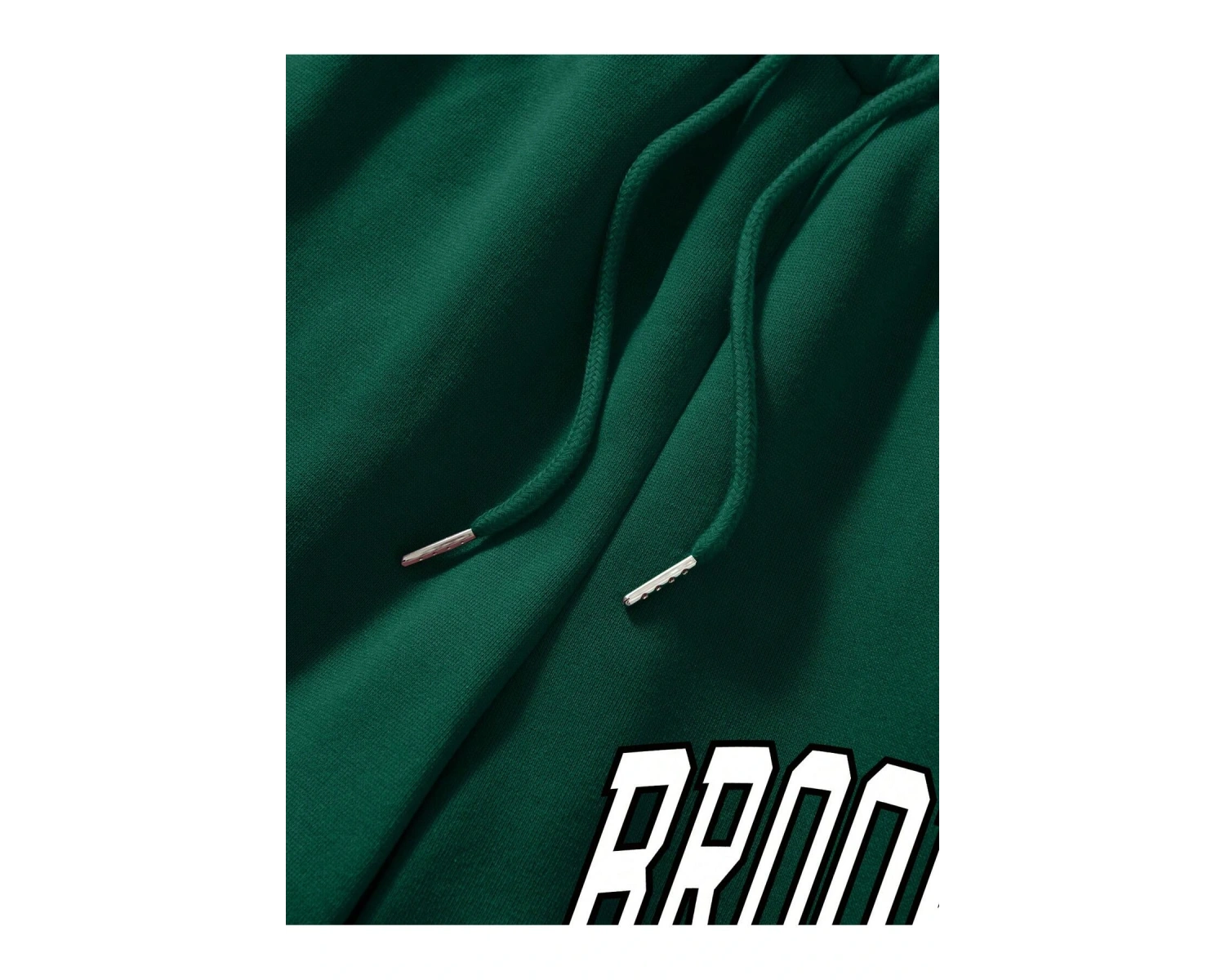 Letter Graphic Drawstring Waist Track Şort