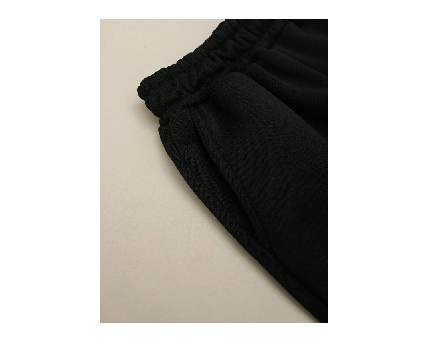 Letter Graphic Elastic Waist 4 Mevsim Eşofman