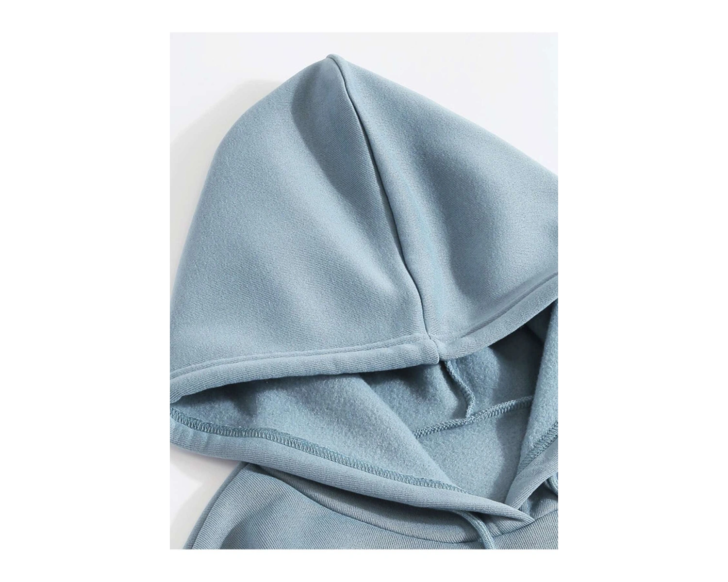 Letter Graphic Kangaroo Pocket Lined Drawstring Hoodie MAVİRENK