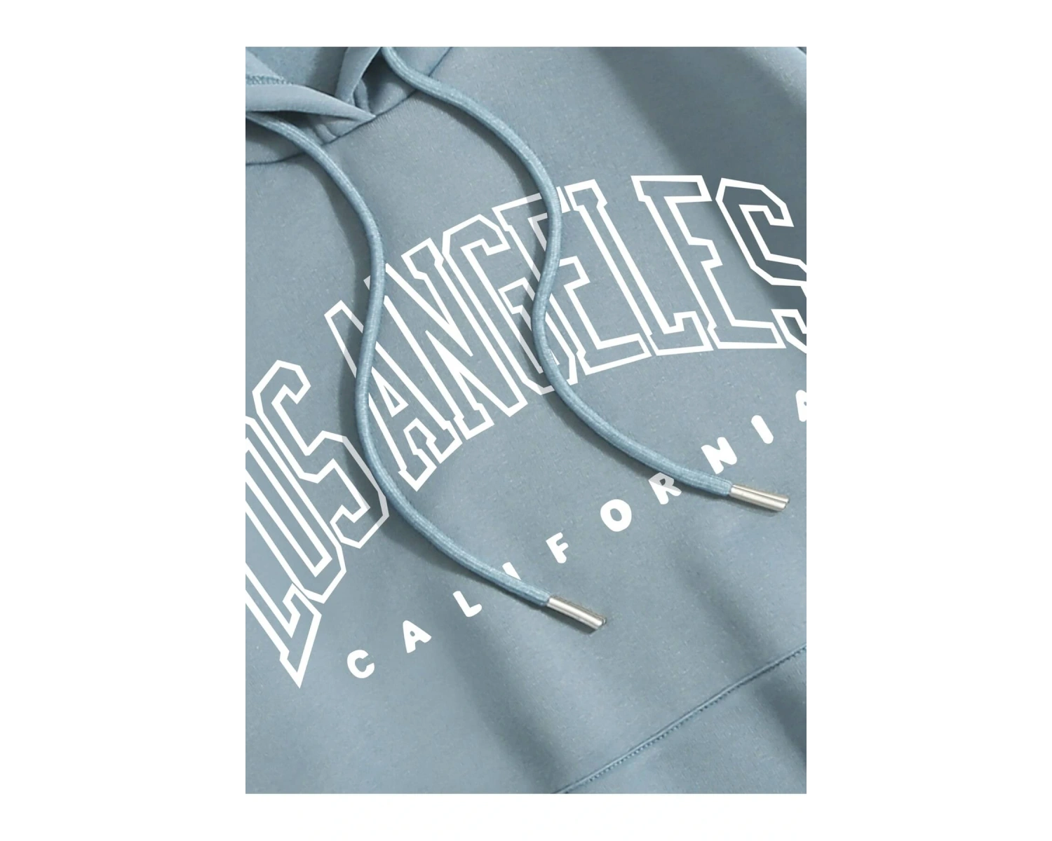 Letter Graphic Kangaroo Pocket Lined Drawstring Hoodie MAVİRENK