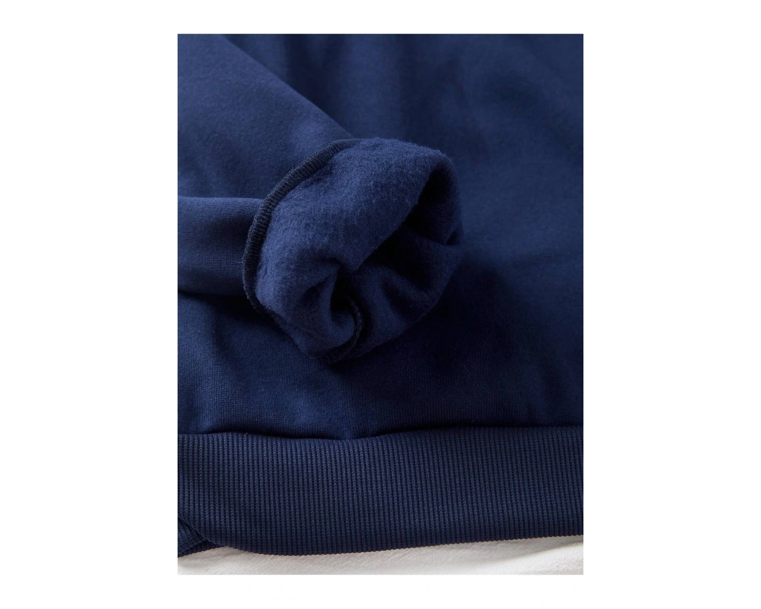 Letter Graphic Lined Sweatshirt Lacivert