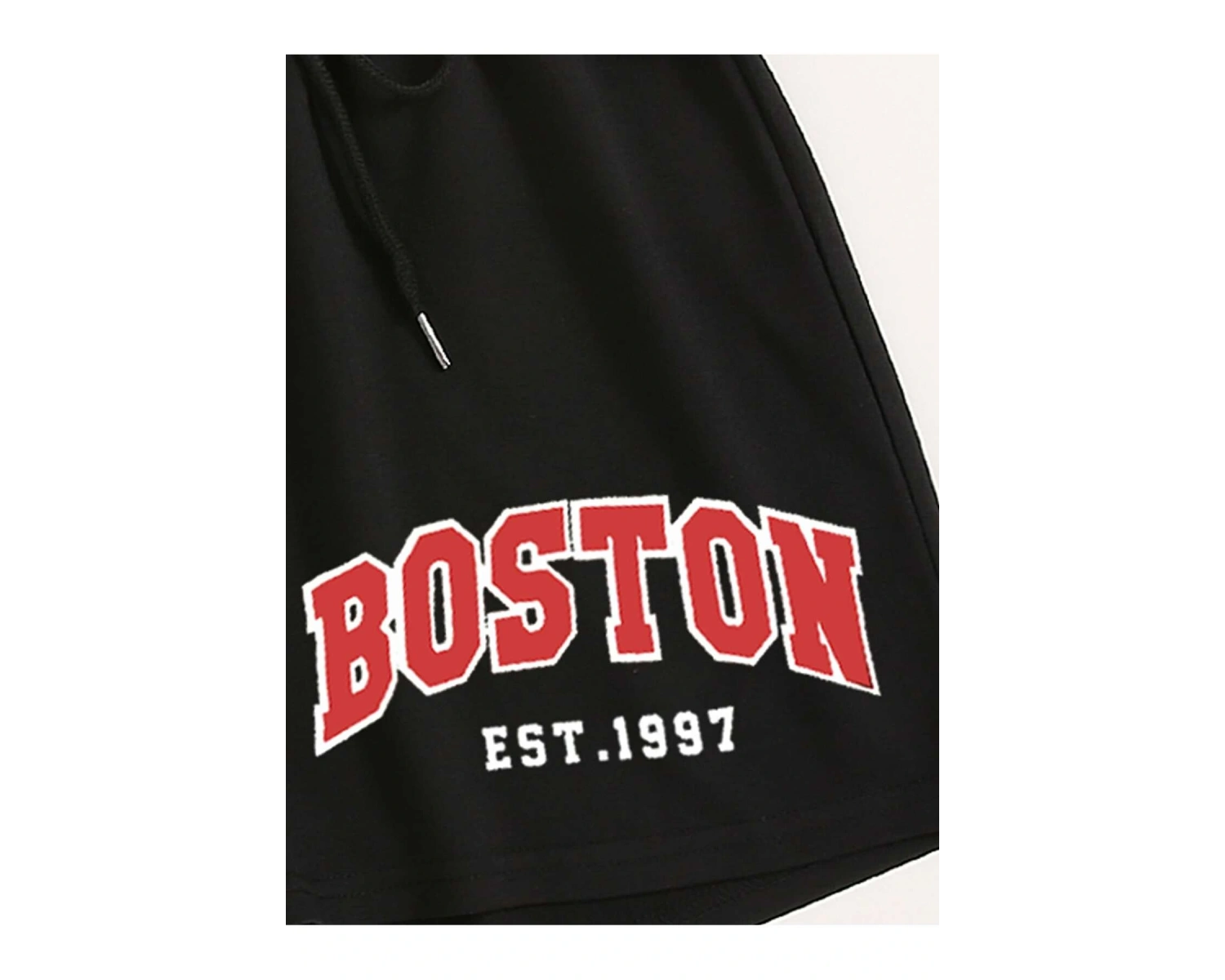 Letter Graphic Track Şort