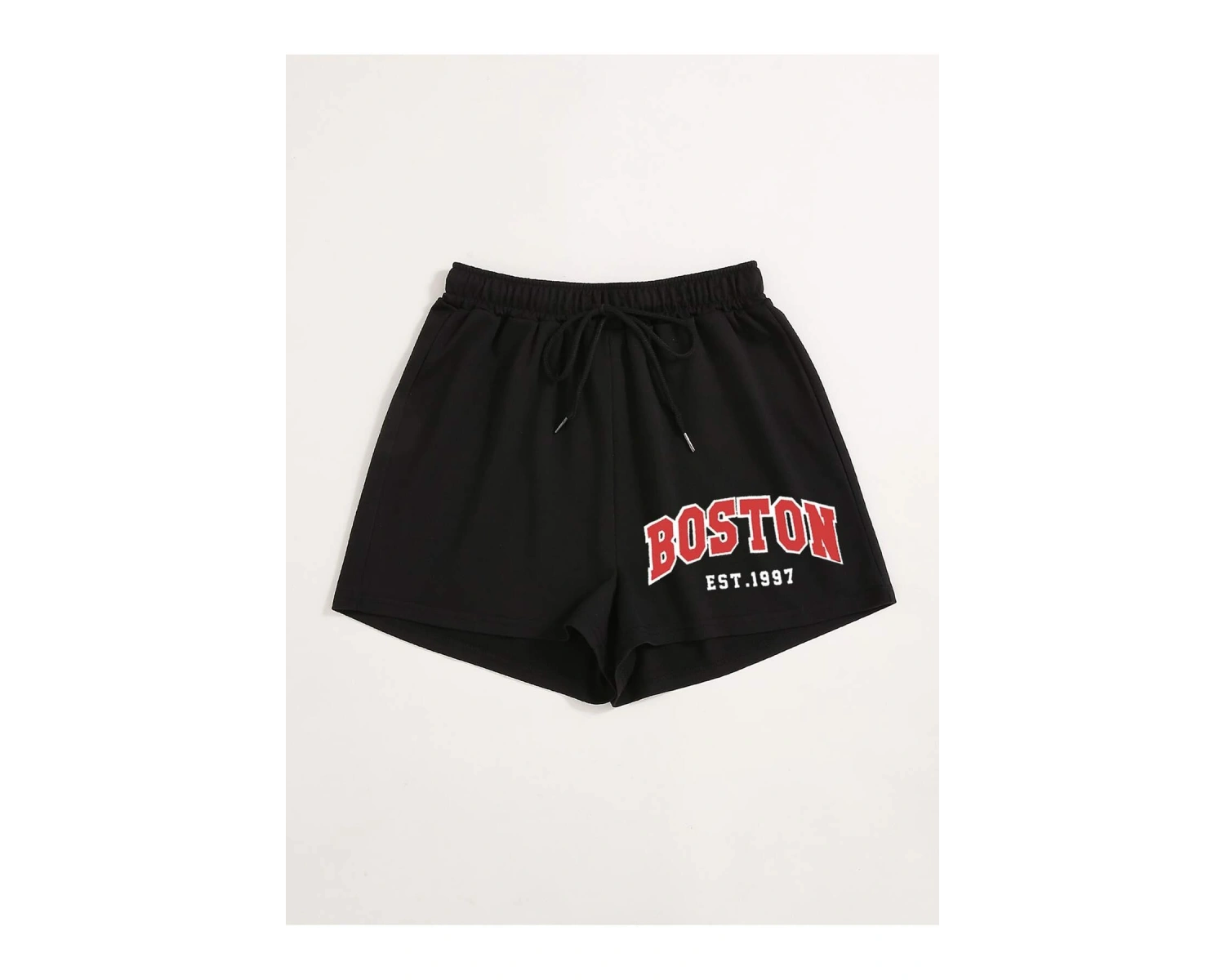 Letter Graphic Track Şort