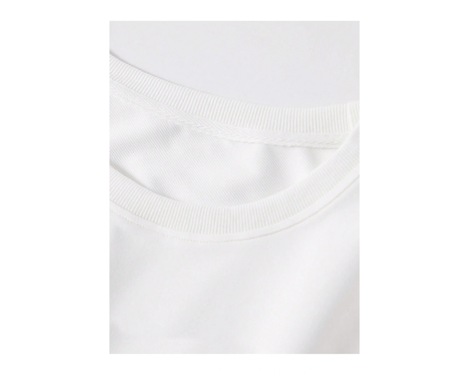 Letter & Tennis Racket Print Drop Shoulder Sweatshirt Beyaz