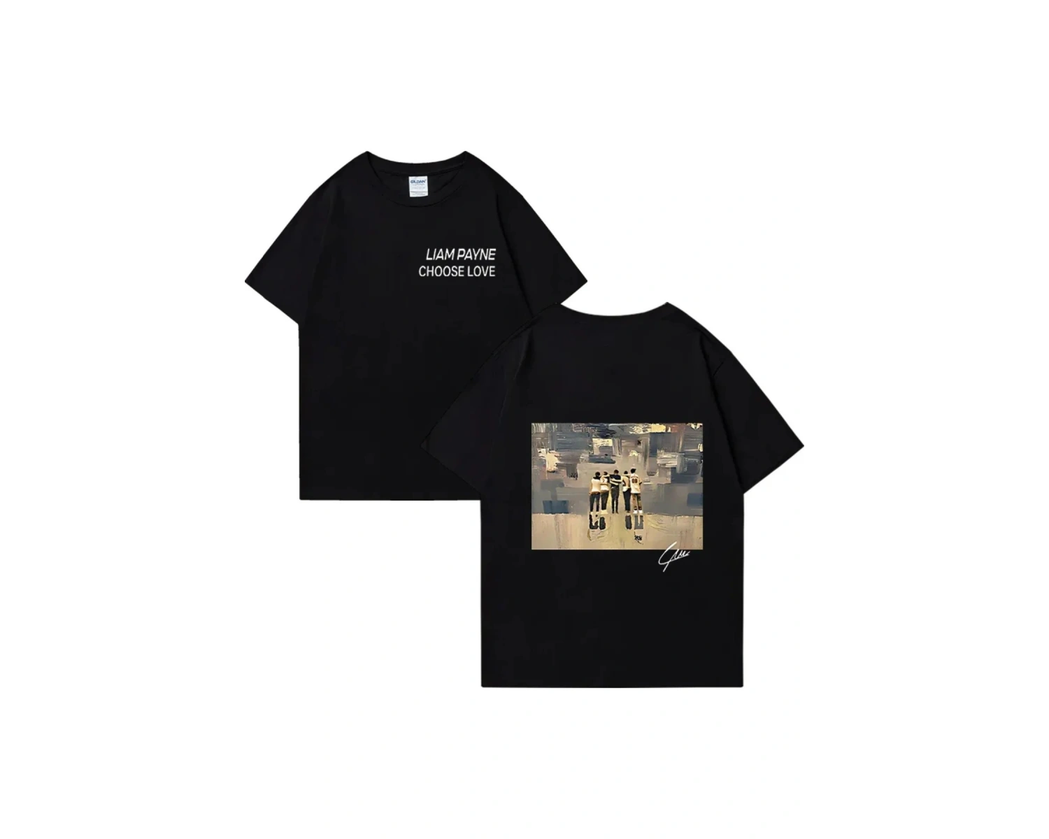 Liam Payne Choose Love Graphic T Shirt Mens Retro High Quality Fashion T-shirts Y2k Unisex O