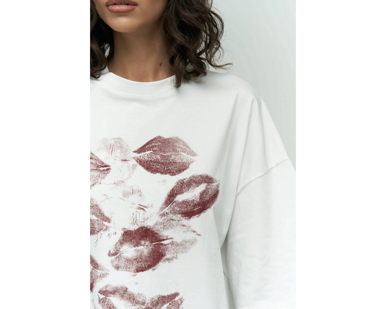 Lips Beyaz Oversize