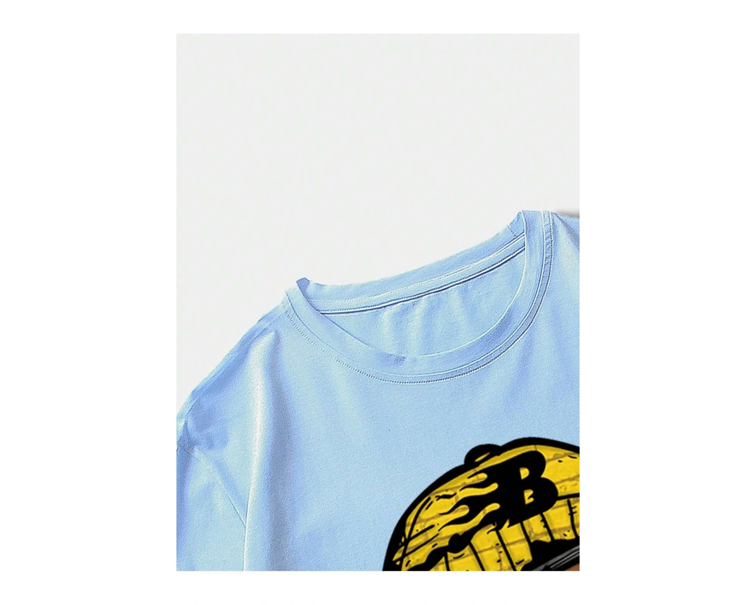 Lonblece 2li Erkek Karikatür Baskılı Kısa Kollu Tişört Şort Takımı