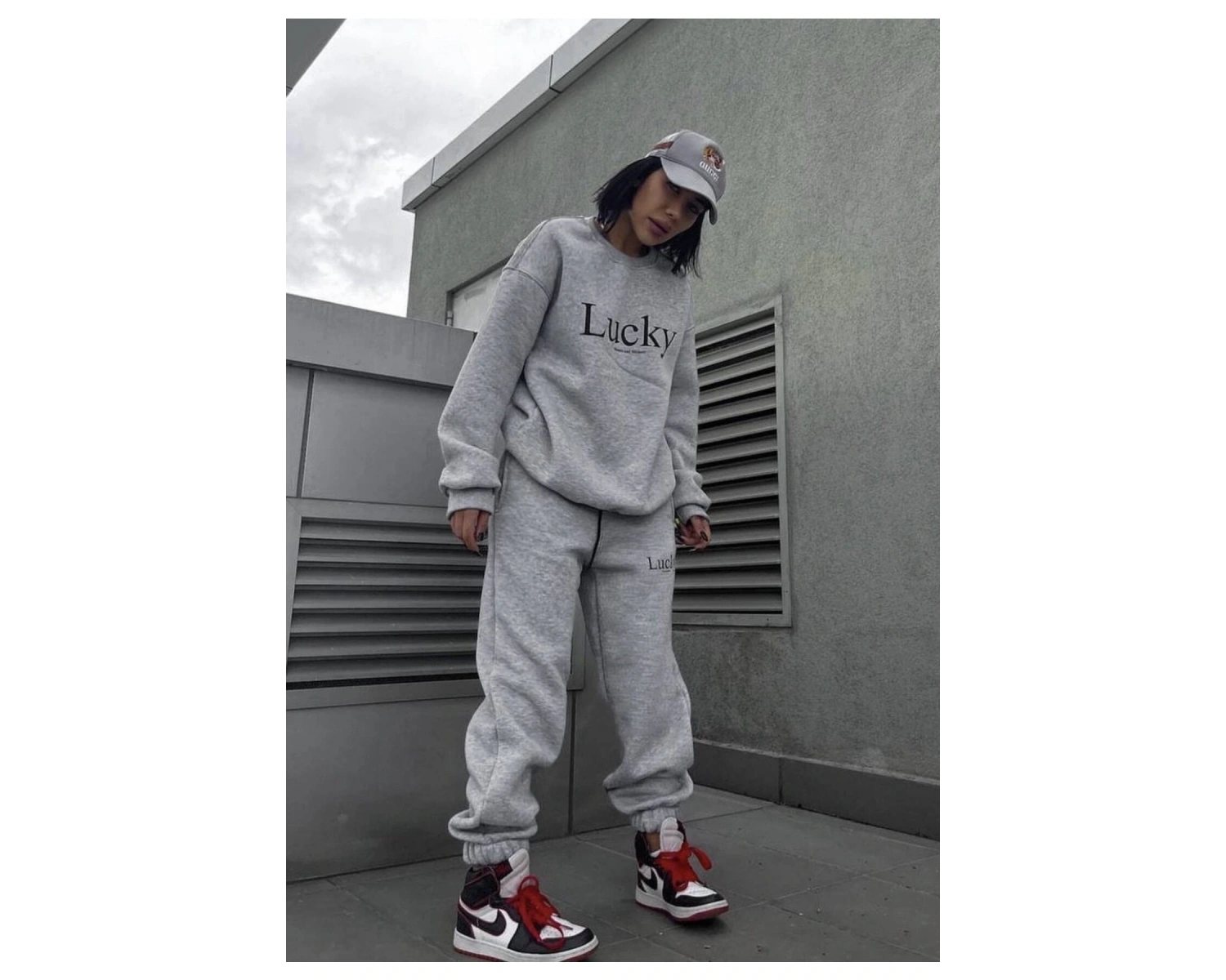 Lucky Dijital Baskılı Kışlık UNİSEX Eşofman Takımı