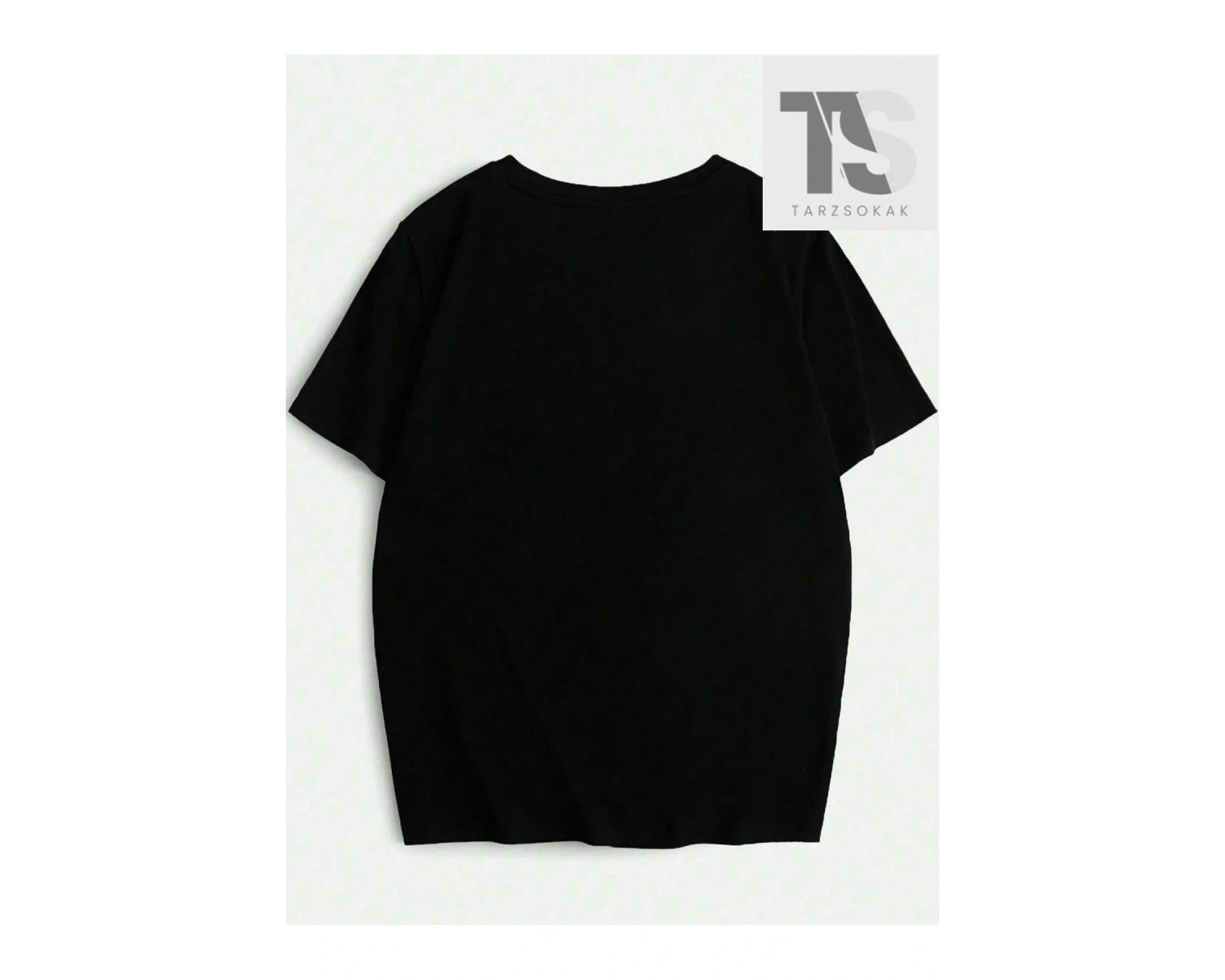 LUNE Leopar Desenli Koyun Kafası Grafikli Kadın Tişört