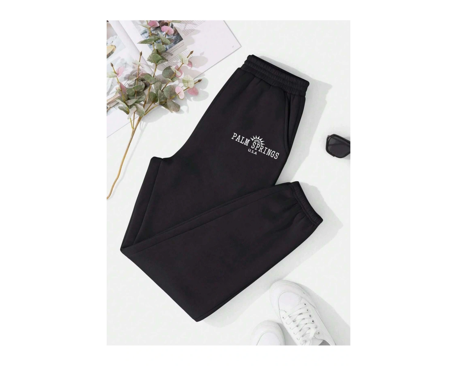 LUNE Letter Graphic Thermal Lined 4 Mevsim Eşofman