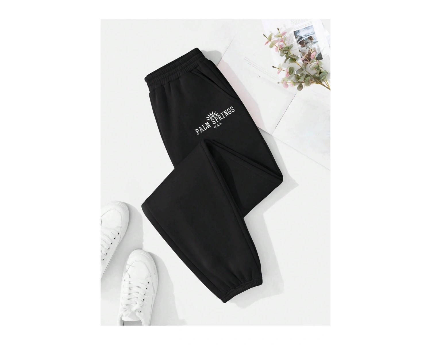 LUNE Letter Graphic Thermal Lined 4 Mevsim Eşofman