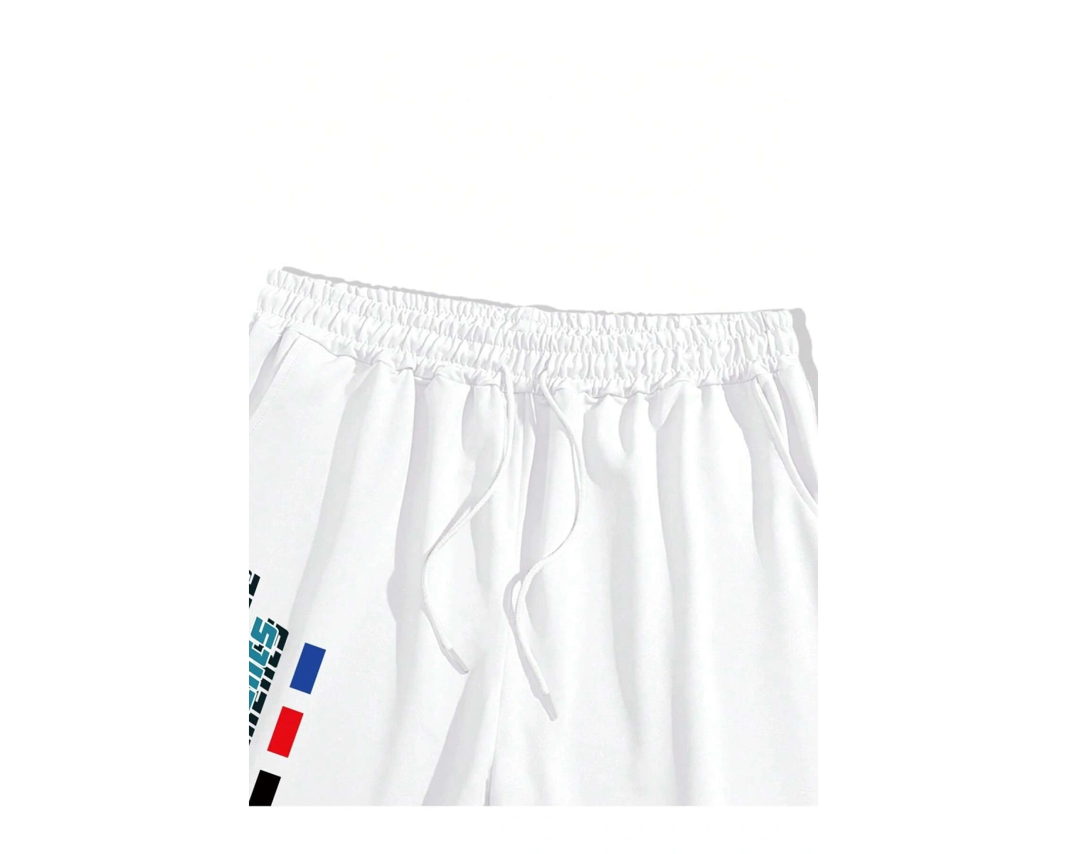 Manfinity EMRG Erkek Günlük Araba Harf Baskılı Kısa Kollu Tişört Ve Şort Takımı