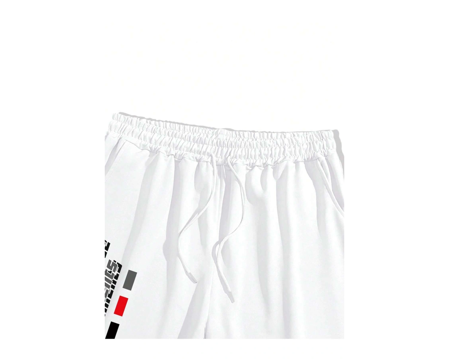 Manfinity EMRG Erkek Günlük Araba Harf Baskılı Kısa Kollu Tişört Ve Şort Takımı