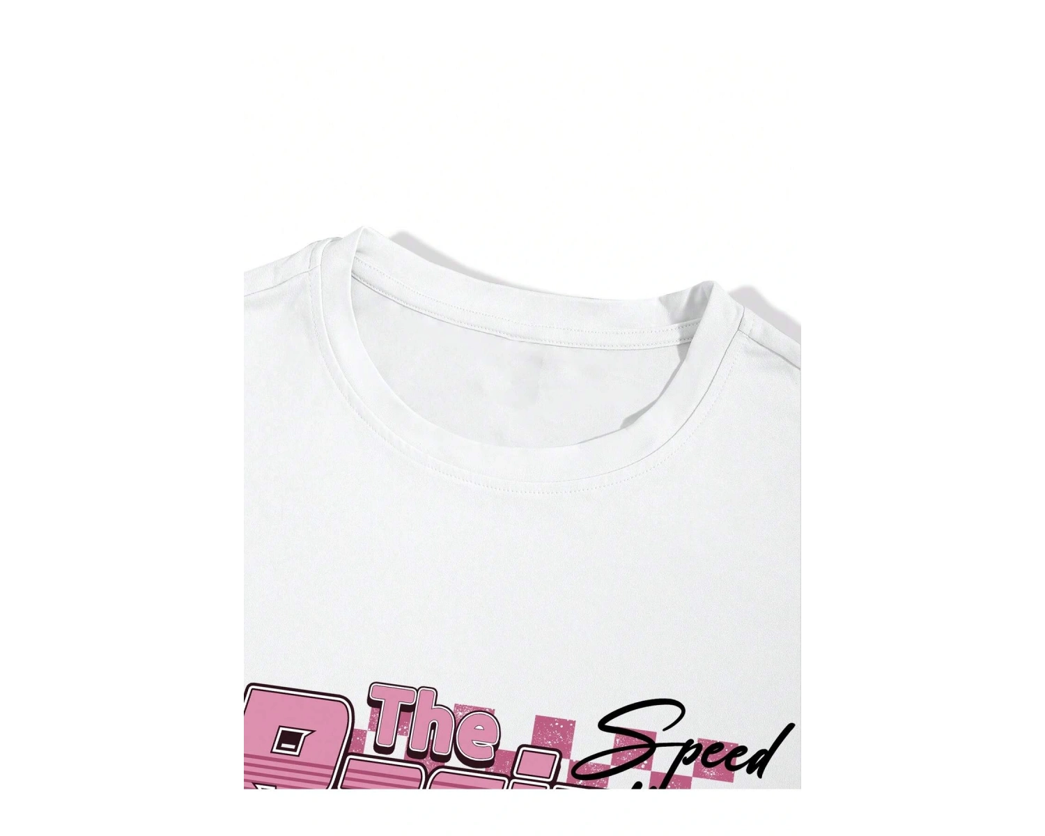 Manfinity EMRG Erkek Harf ve Araba Baskılı Rahat Yuvarlak Yaka Kısa Kollu