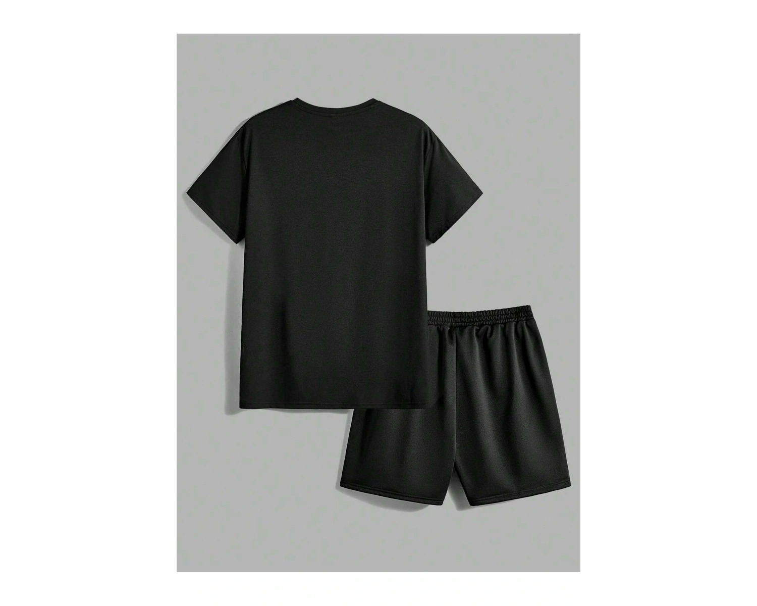 Manfinity Homme 2li Erkek Günlük Basit Kısa Kollu Tişört Ve Şort Takımı
