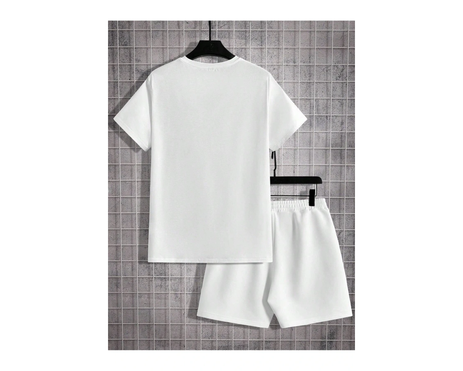 Manfinity Homme Erkek Haki Tişört Ve Şort Takımı