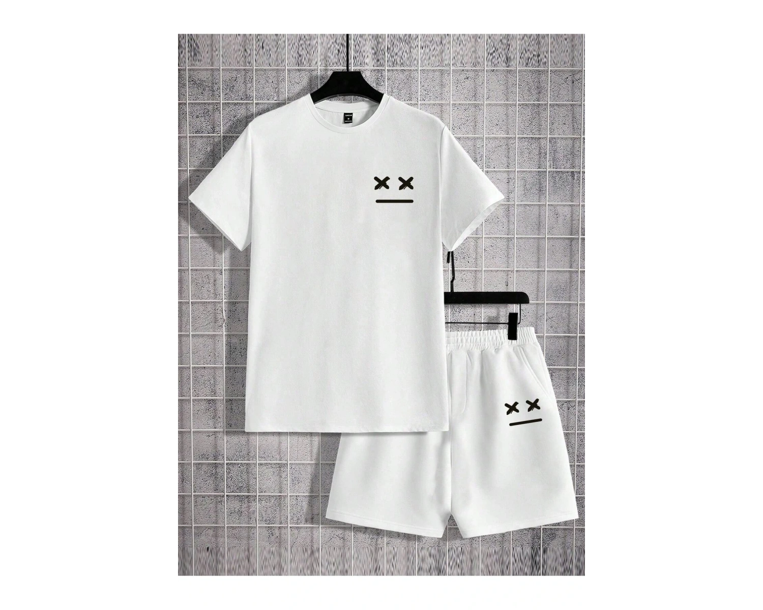 Manfinity Homme Erkek Haki Tişört Ve Şort Takımı