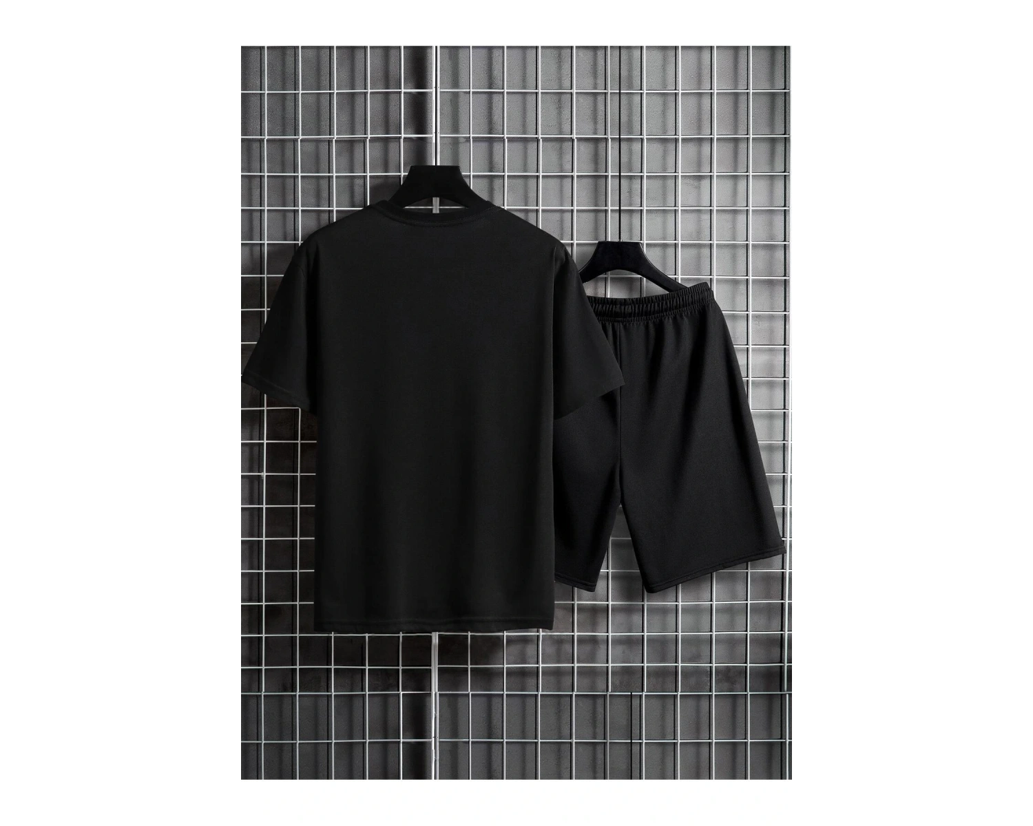 Manfinity Homme Erkek Mektup Tişört ve Şort Takımı