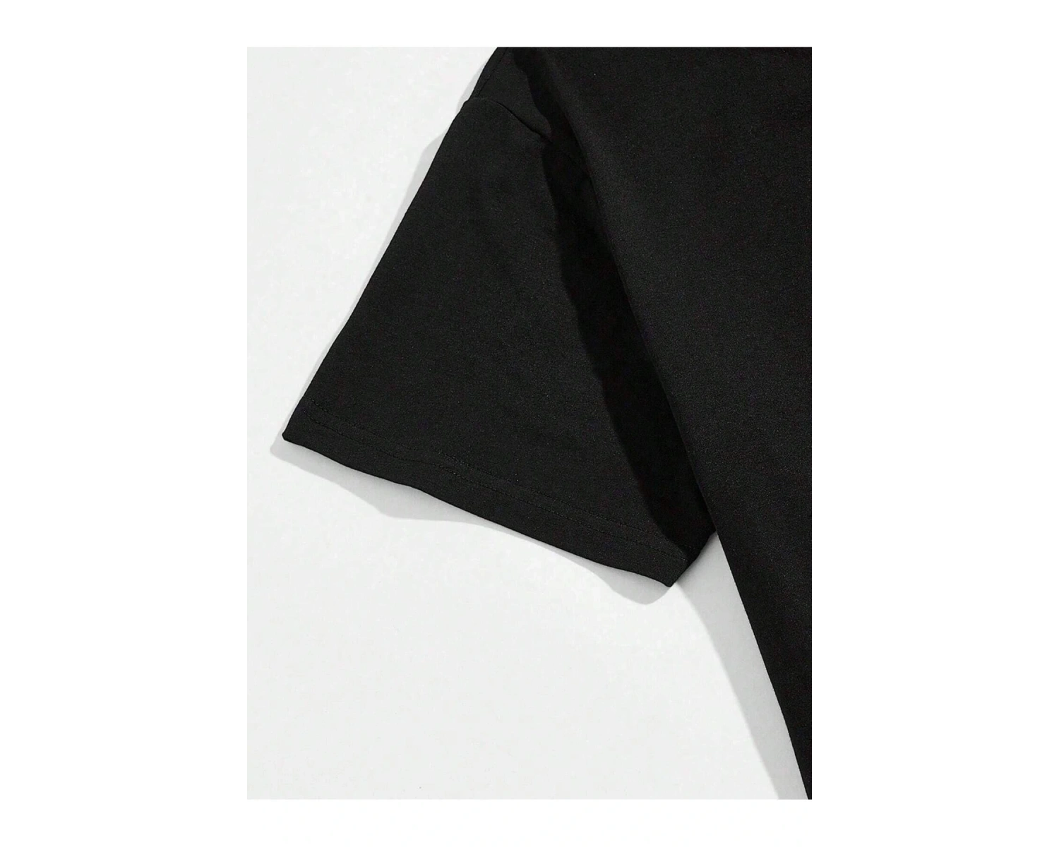 Manfinity Homme Erkek Yazlık Mektup Baskılı Kısa Kollu Tişört ve Şort Takımı