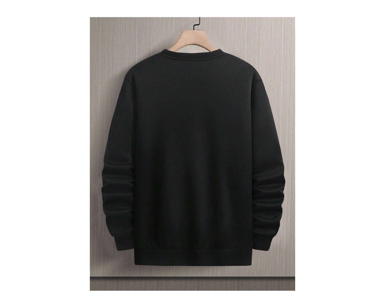 Manfinity Homme Hand Print Drop Shoulder Sweatshirt Beyaz
