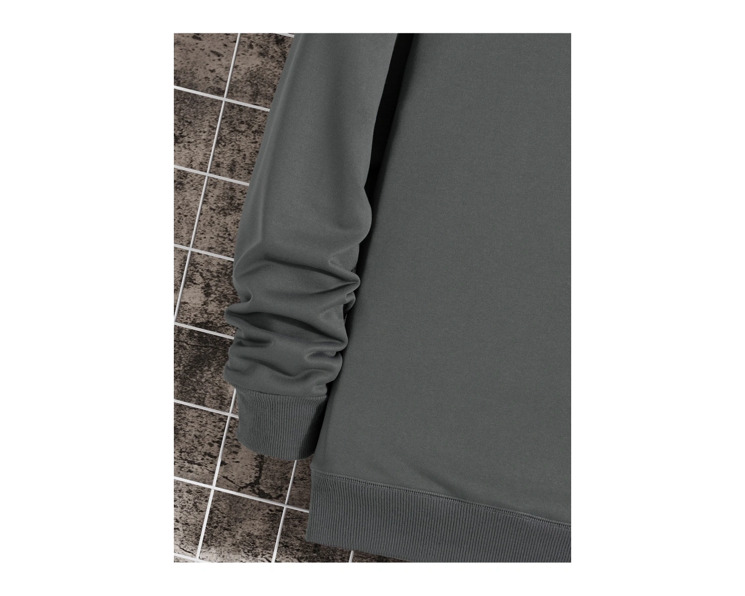 Manfinity Homme Horse Embroidery Sweatshirt Gri