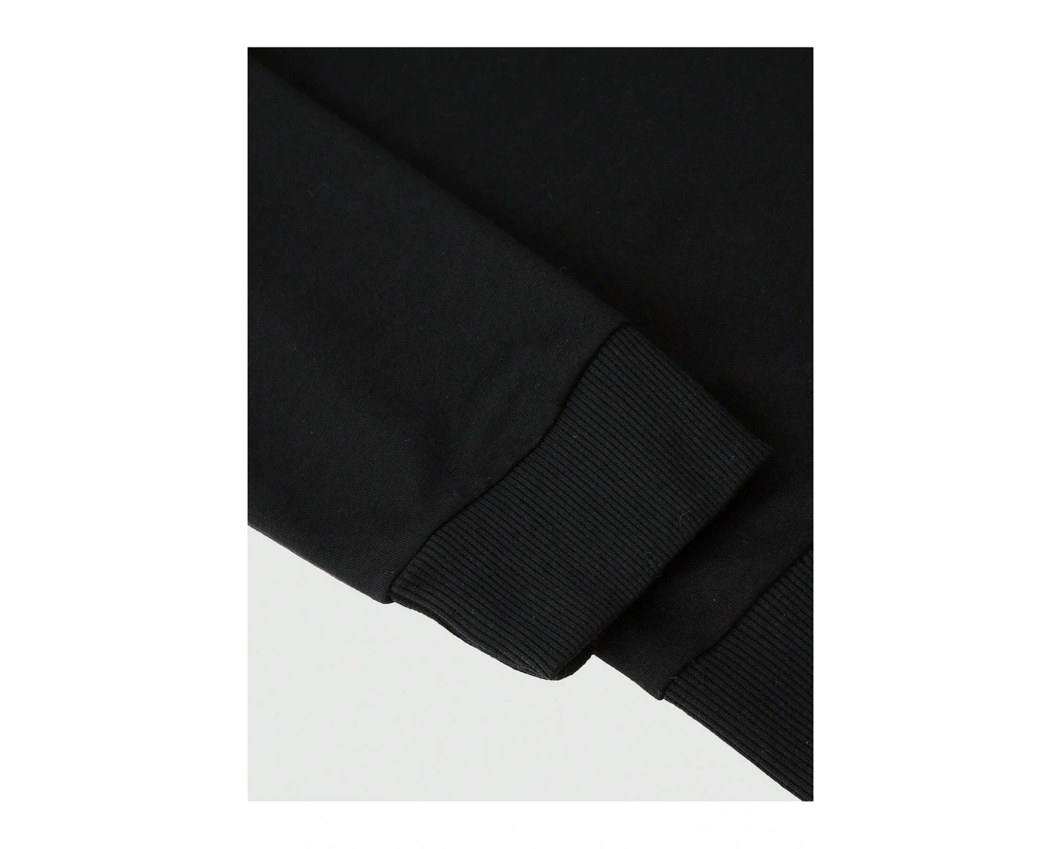 Manfinity Hypemode Mountain & Slogan Graphic Sweatshirt Siyah