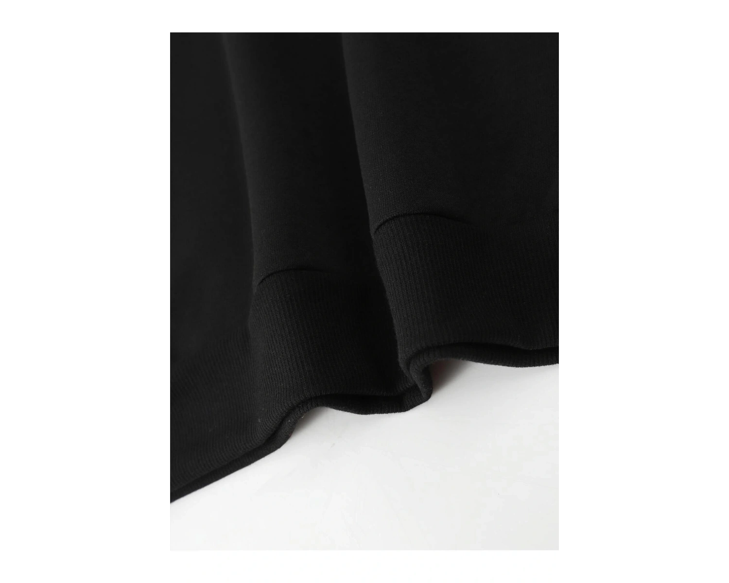 Manfinity Hypemode Slogan Graphic Kangaroo Pocket Drawstring Hoodie Siyah