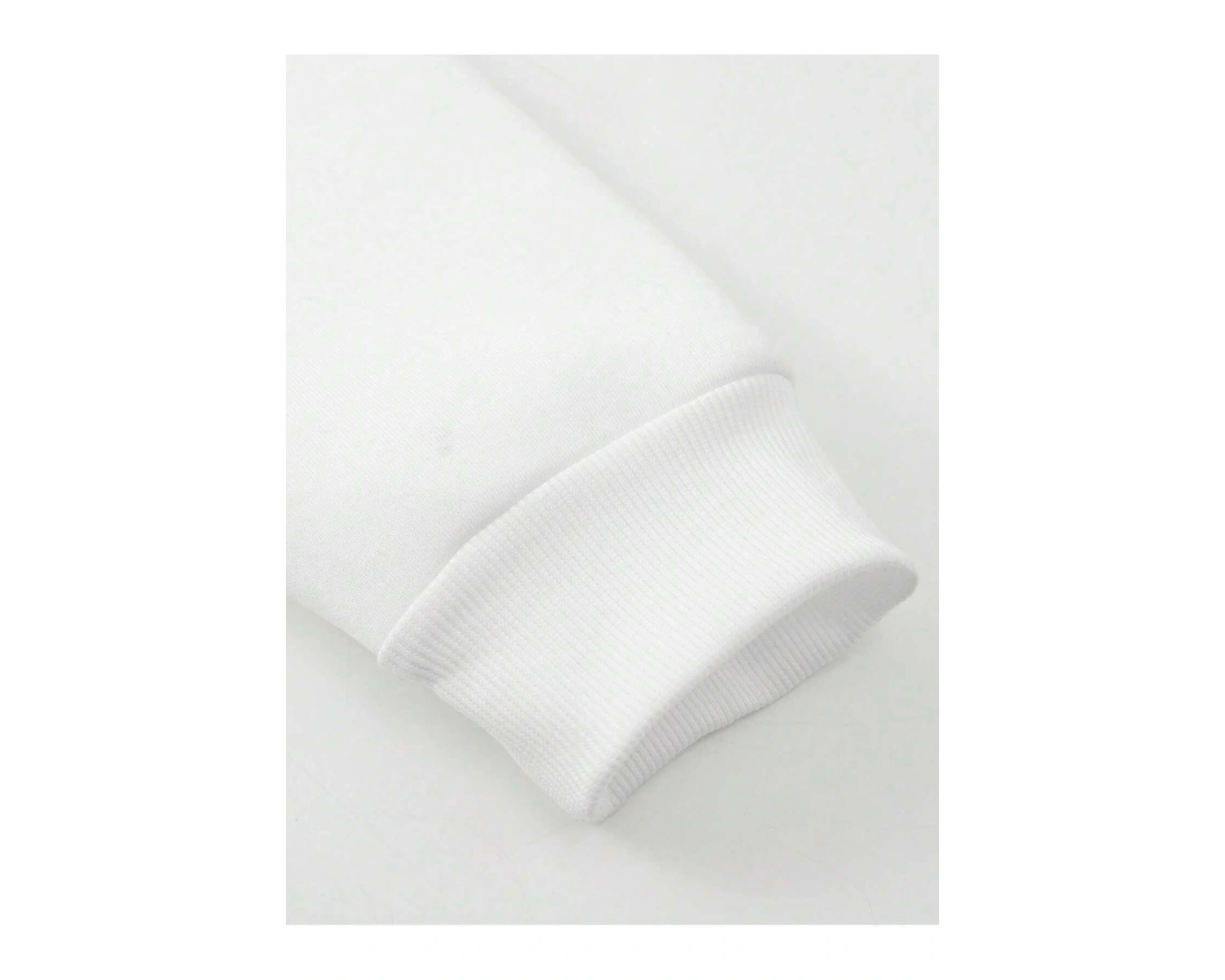 Manfinity Hypemode Slogan & Sculpture Print Pullover Beyaz