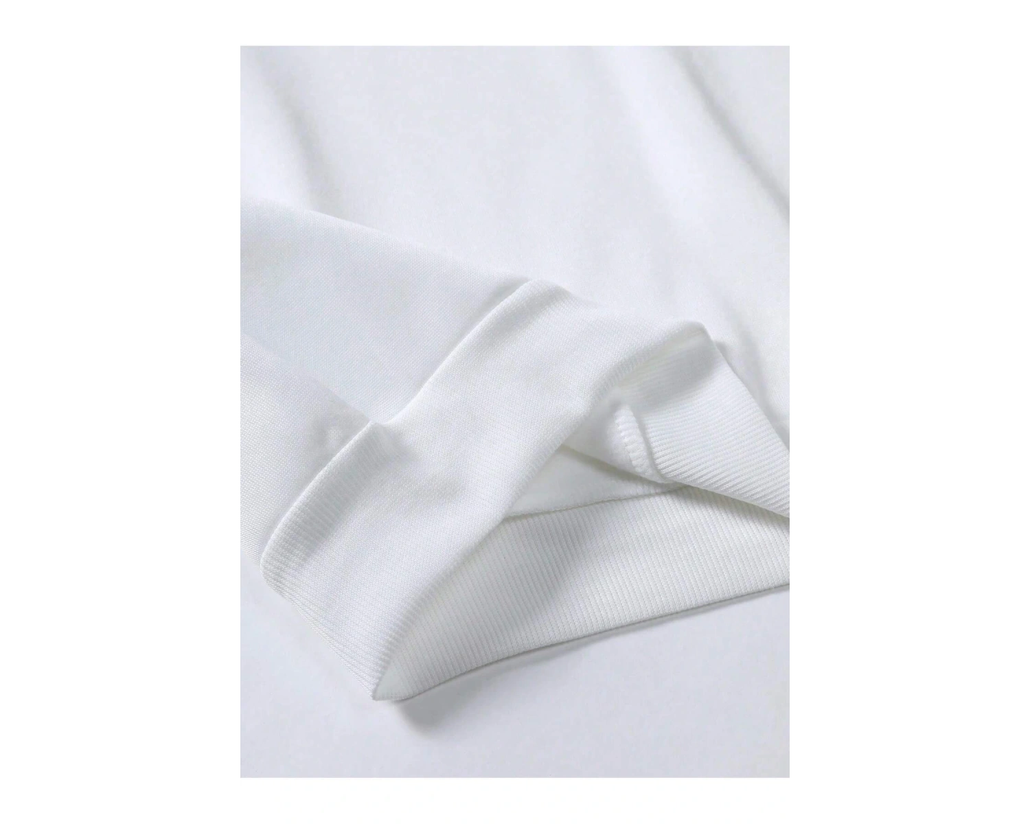 Manfinity Sporsity Letter Graphic Drop Shoulder Sweatshirt Beyaz